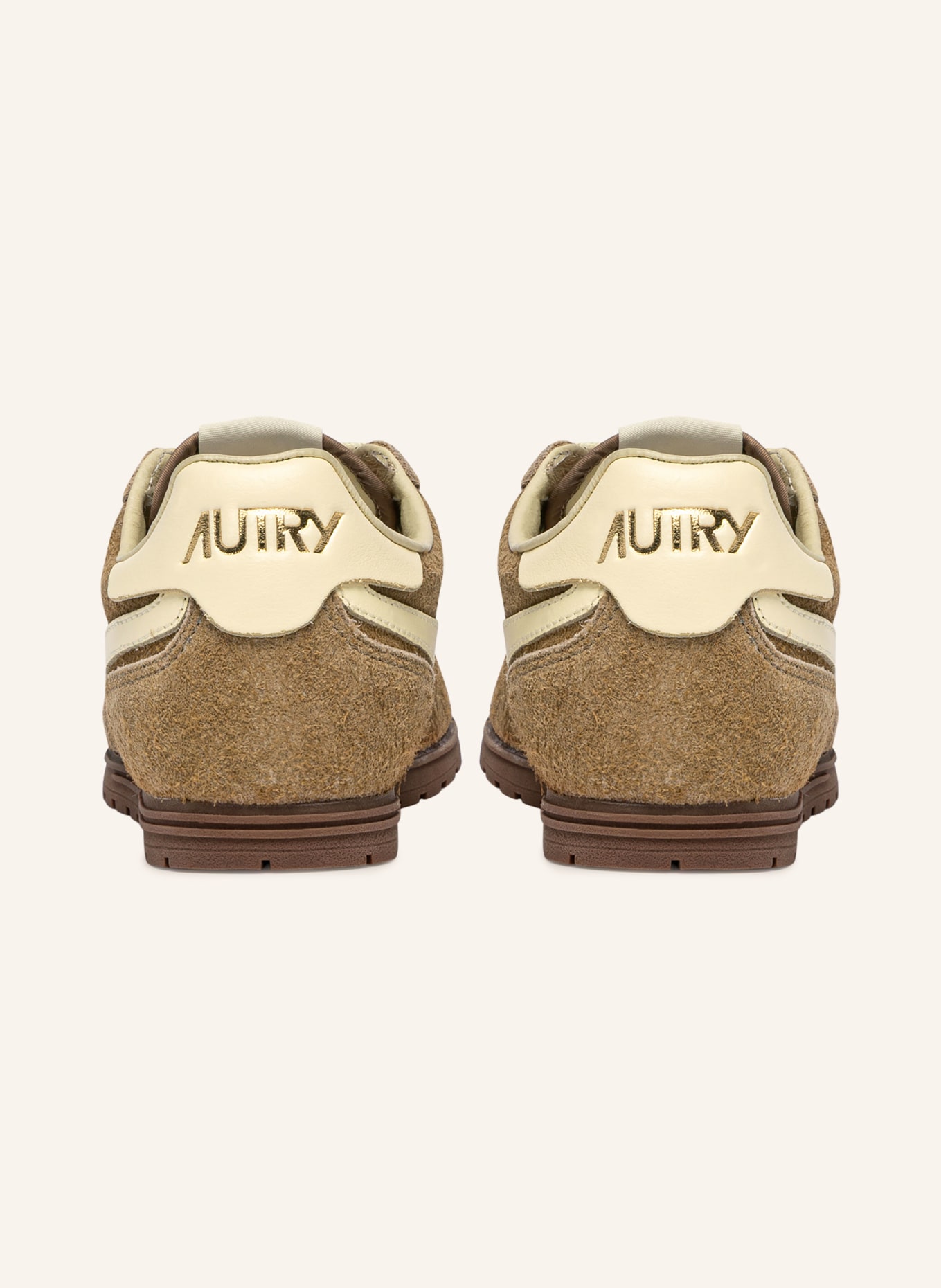 AUTRY Sneakersy WINDSPIN WIFE: HNĚDÁ / KRÉMOVÁ