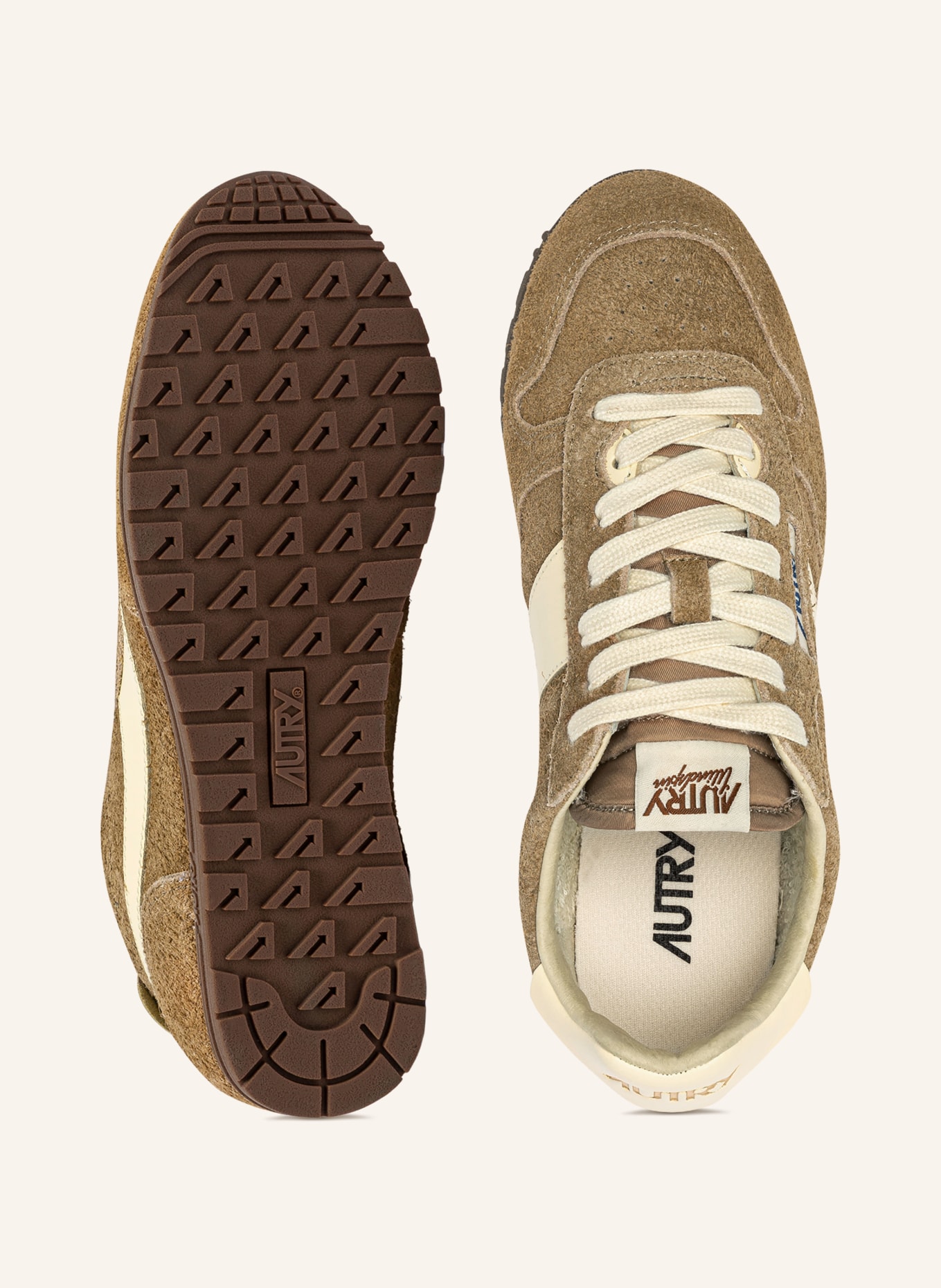 AUTRY Sneakersy WINDSPIN WIFE: HNĚDÁ / KRÉMOVÁ