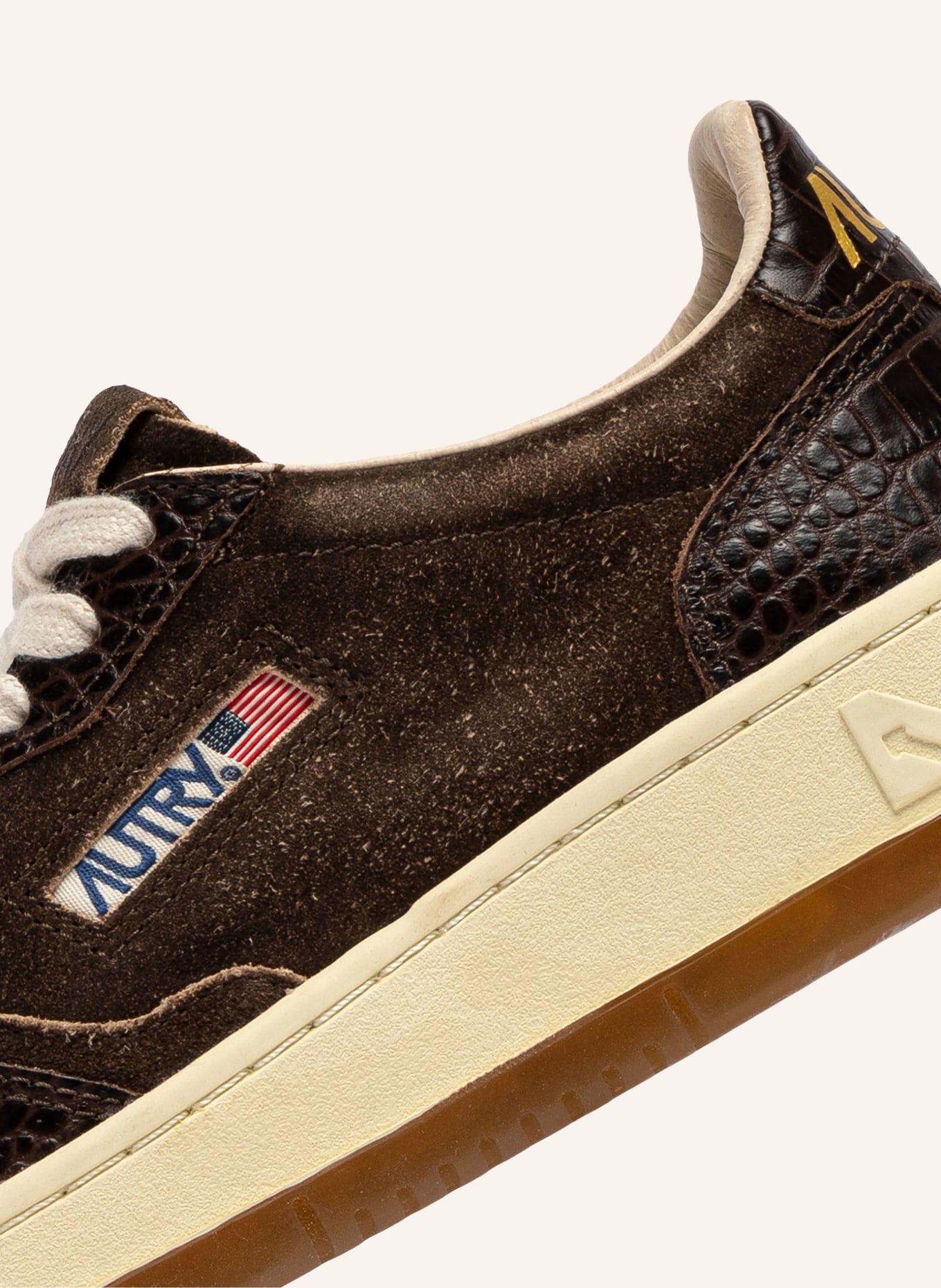 AUTRY Sneaker MEDALIST LOW CJ: DUNKELBRAUN