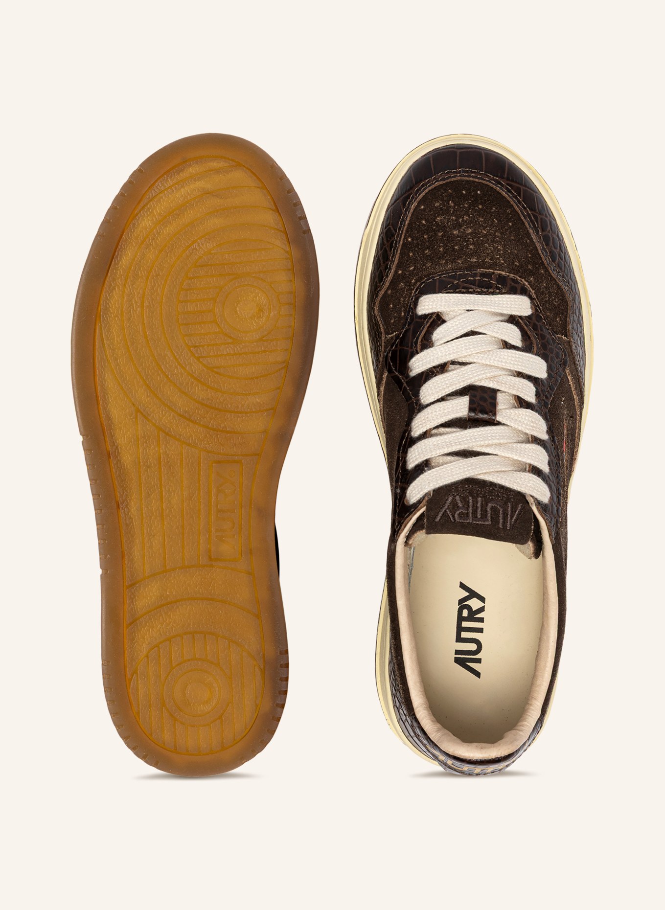 AUTRY Sneaker MEDALIST LOW CJ: DUNKELBRAUN