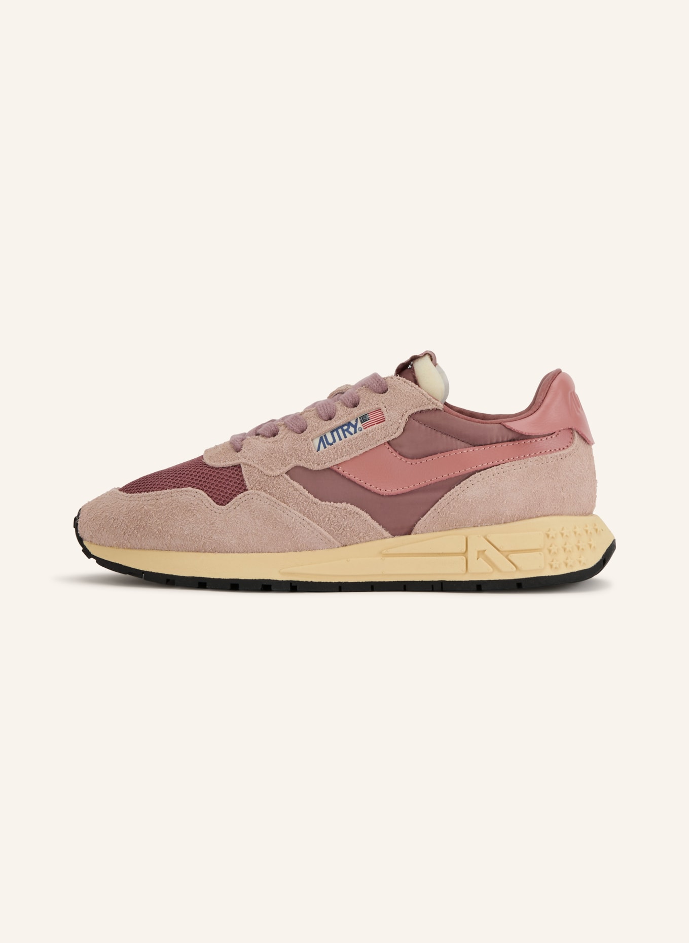 AUTRY Sneaker REELWIND LOW UT29: BEIGE / GAMMELROSA