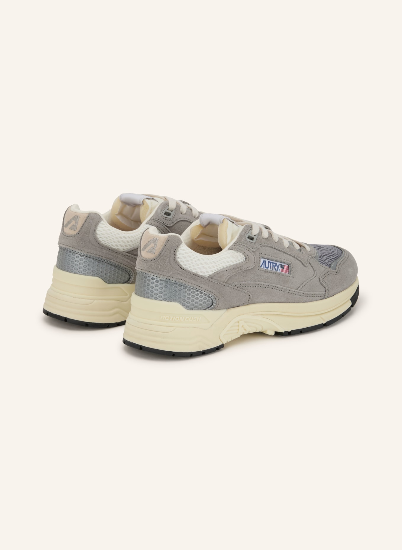 AUTRY Sneakers HYPERWAY LOW UM: GRIJS / WIT