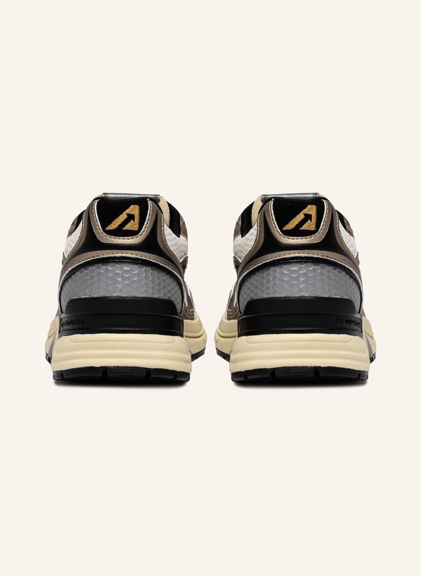 AUTRY Sneaker HYPERWAY LOW WOM: CREME / GULD / SORT