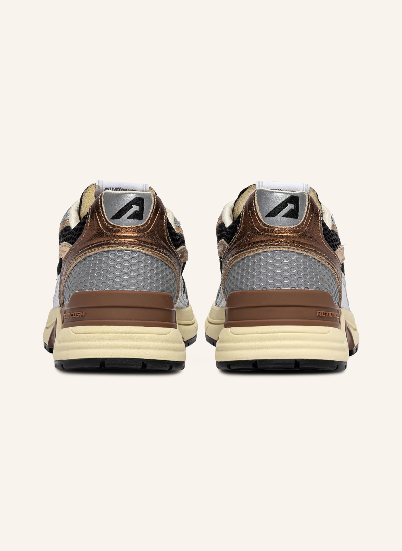AUTRY Sneakersy HYPERWAY LOW: CZARNY / SREBRNY / BRĄZOWY