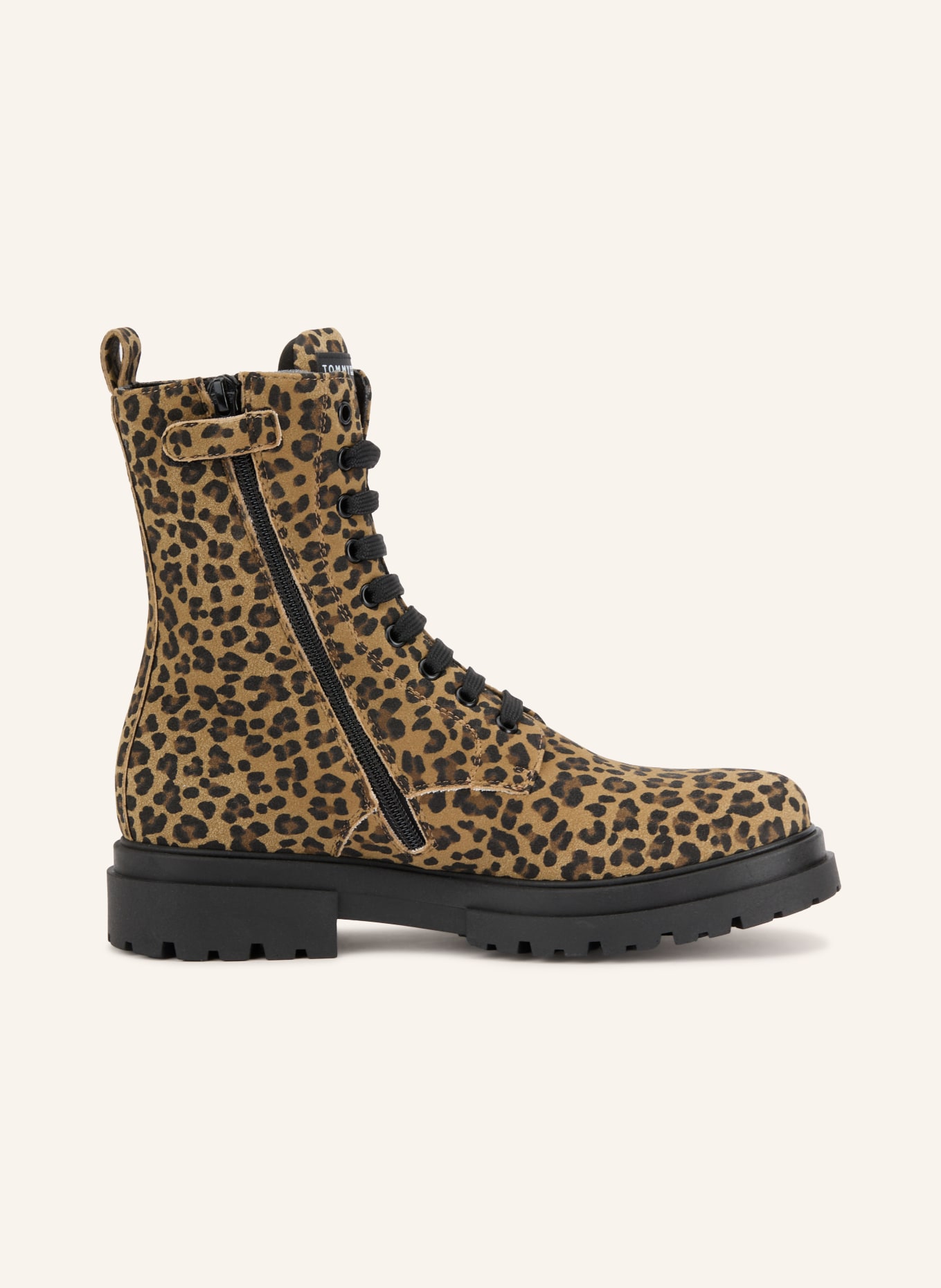 TOMMY HILFIGER Schnürboots: CAMEL / BRAUN / SCHWARZ