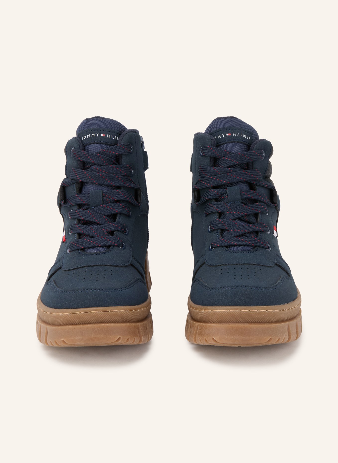TOMMY HILFIGER Lace-up boots: DARK BLUE