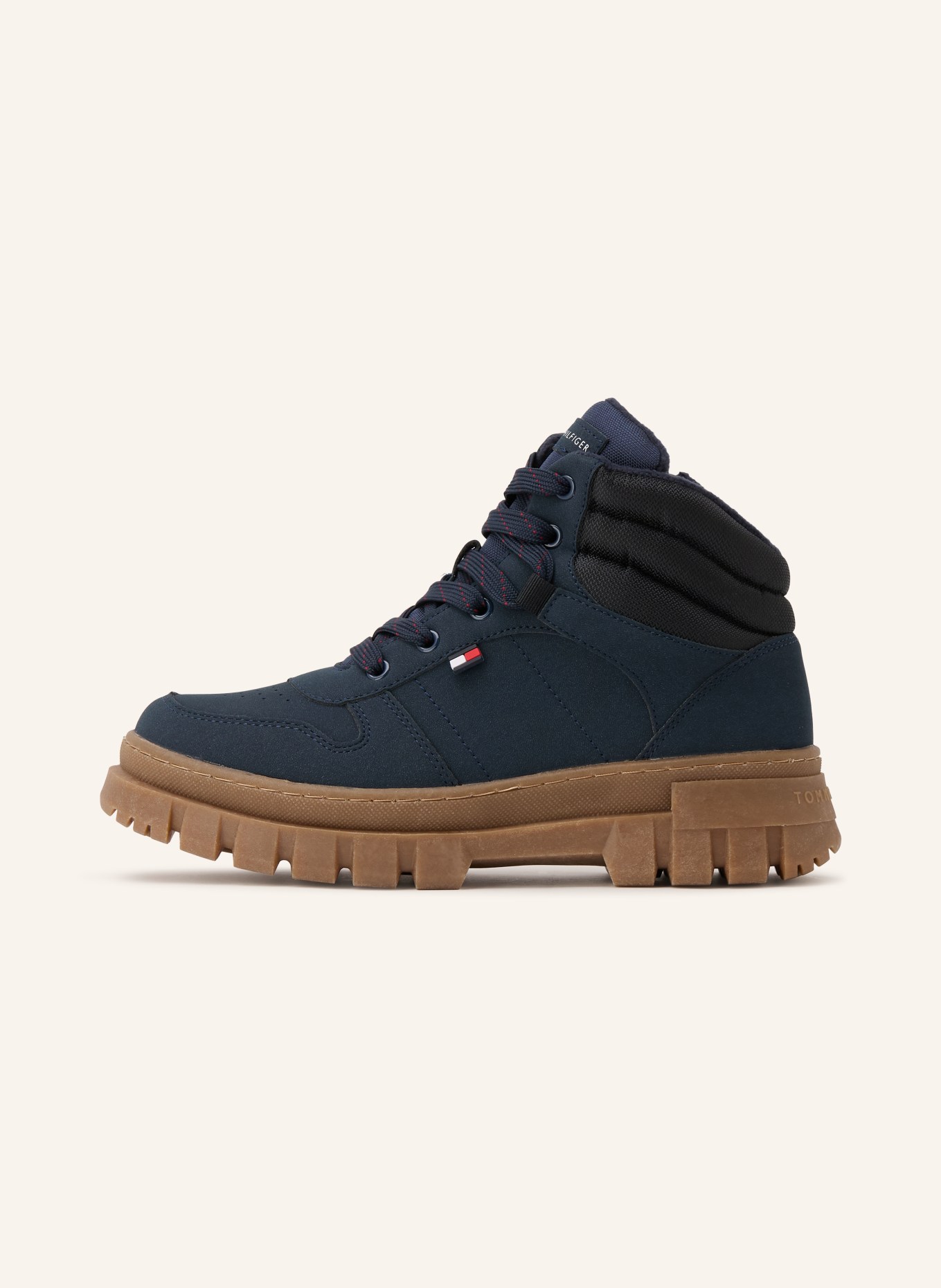 TOMMY HILFIGER Lace-up boots: DARK BLUE