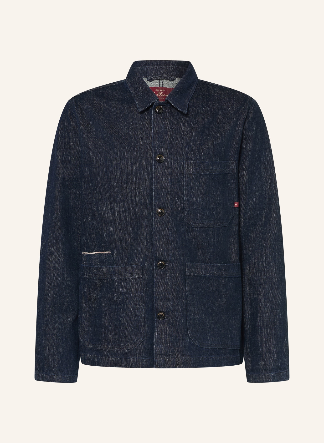 MOS MOSH Gallery Jeans-Overjacket MMGMICCA: DUNKELBLAU