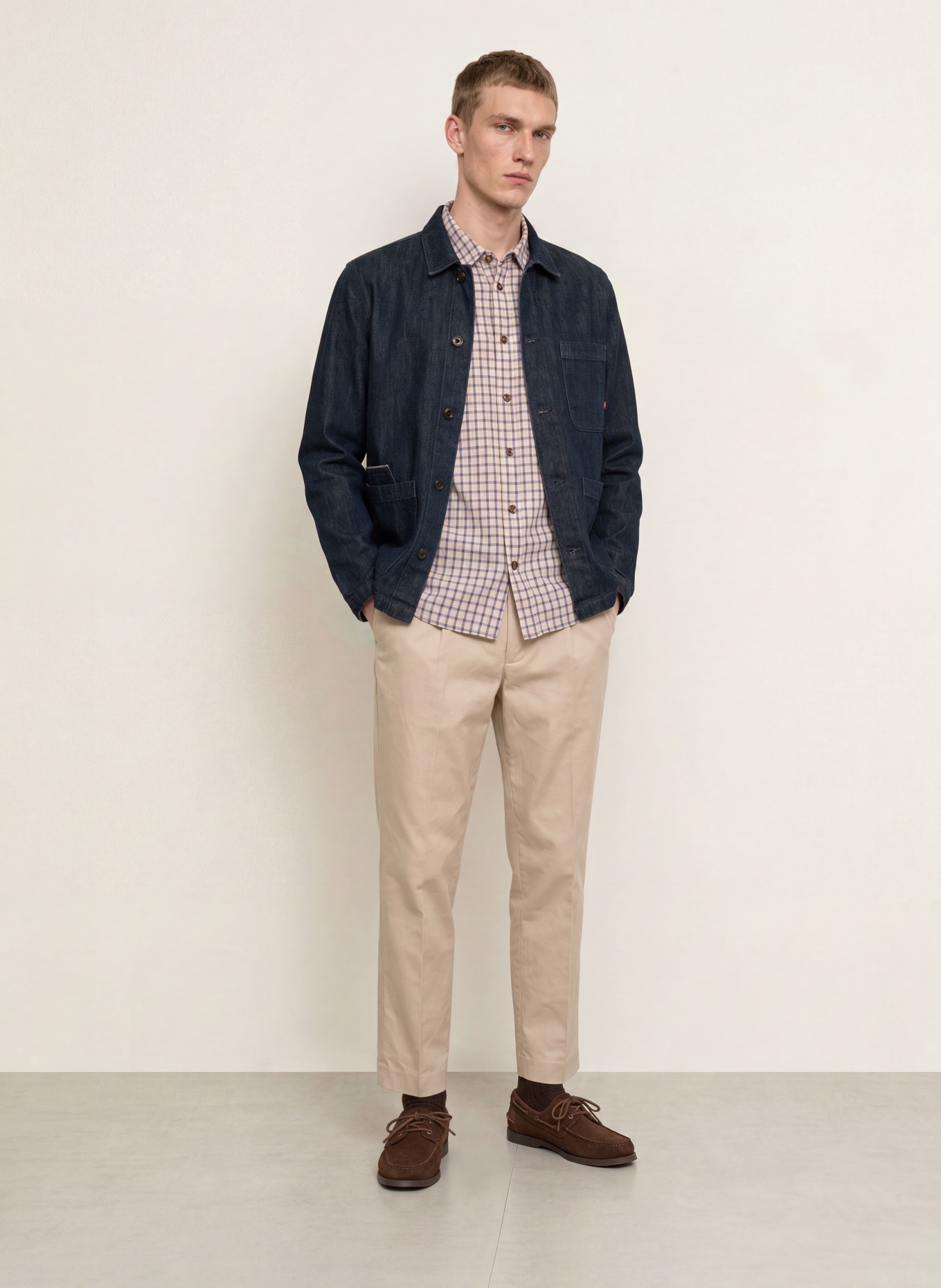MOS MOSH Gallery Jeans-Overjacket MMGMICCA: DUNKELBLAU