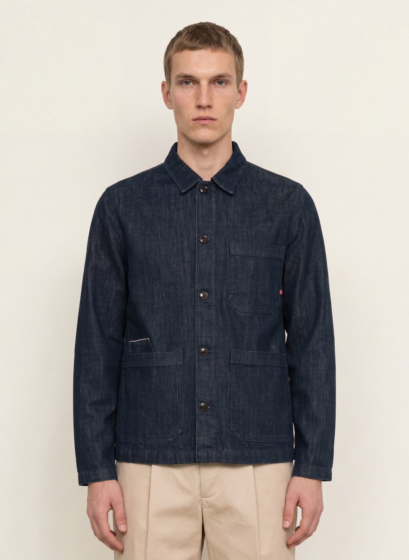MOS MOSH Gallery Jeans-Overjacket MMGMICCA: DUNKELBLAU