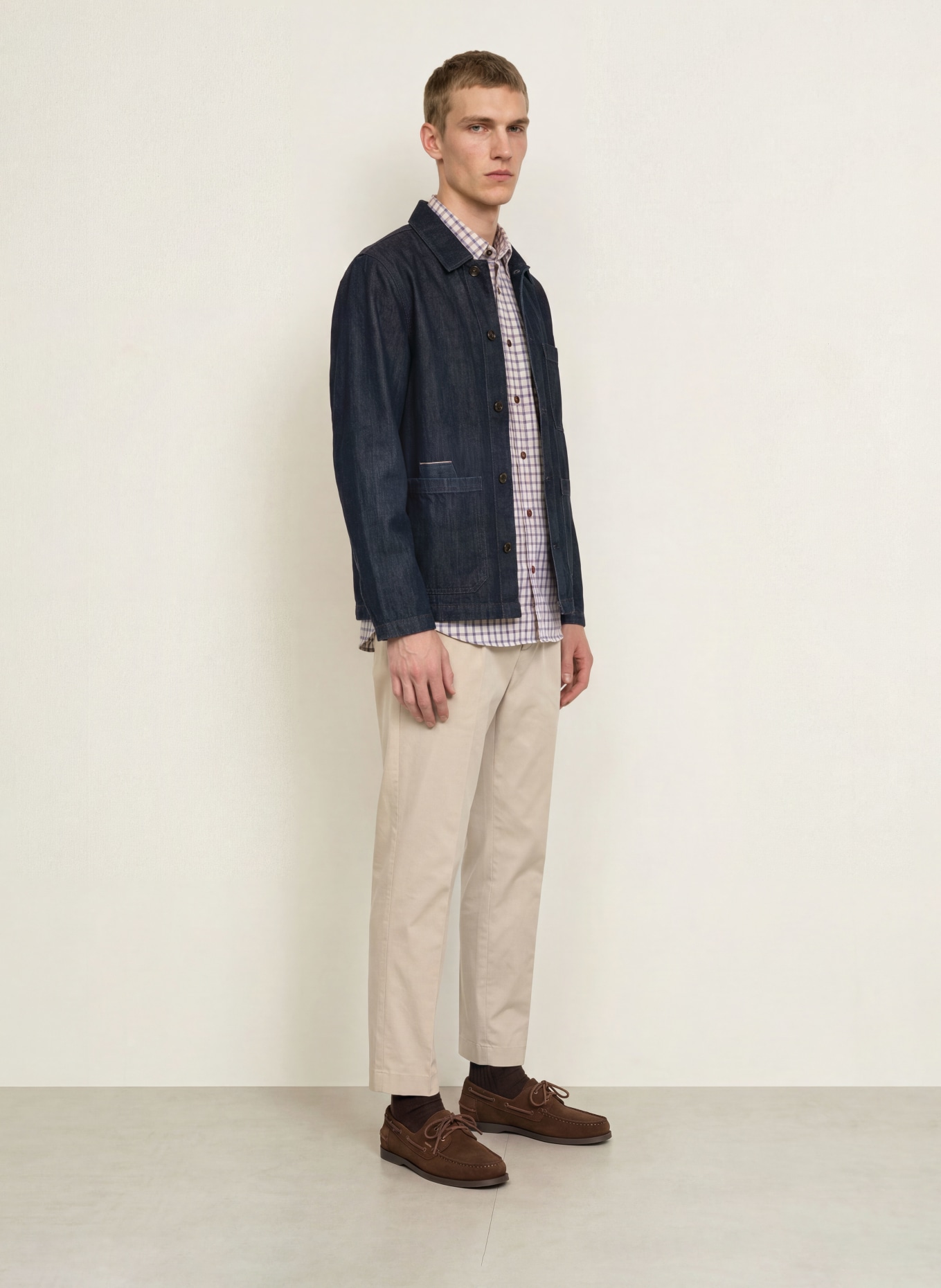 MOS MOSH Gallery Jeans-Overjacket MMGMICCA: DUNKELBLAU