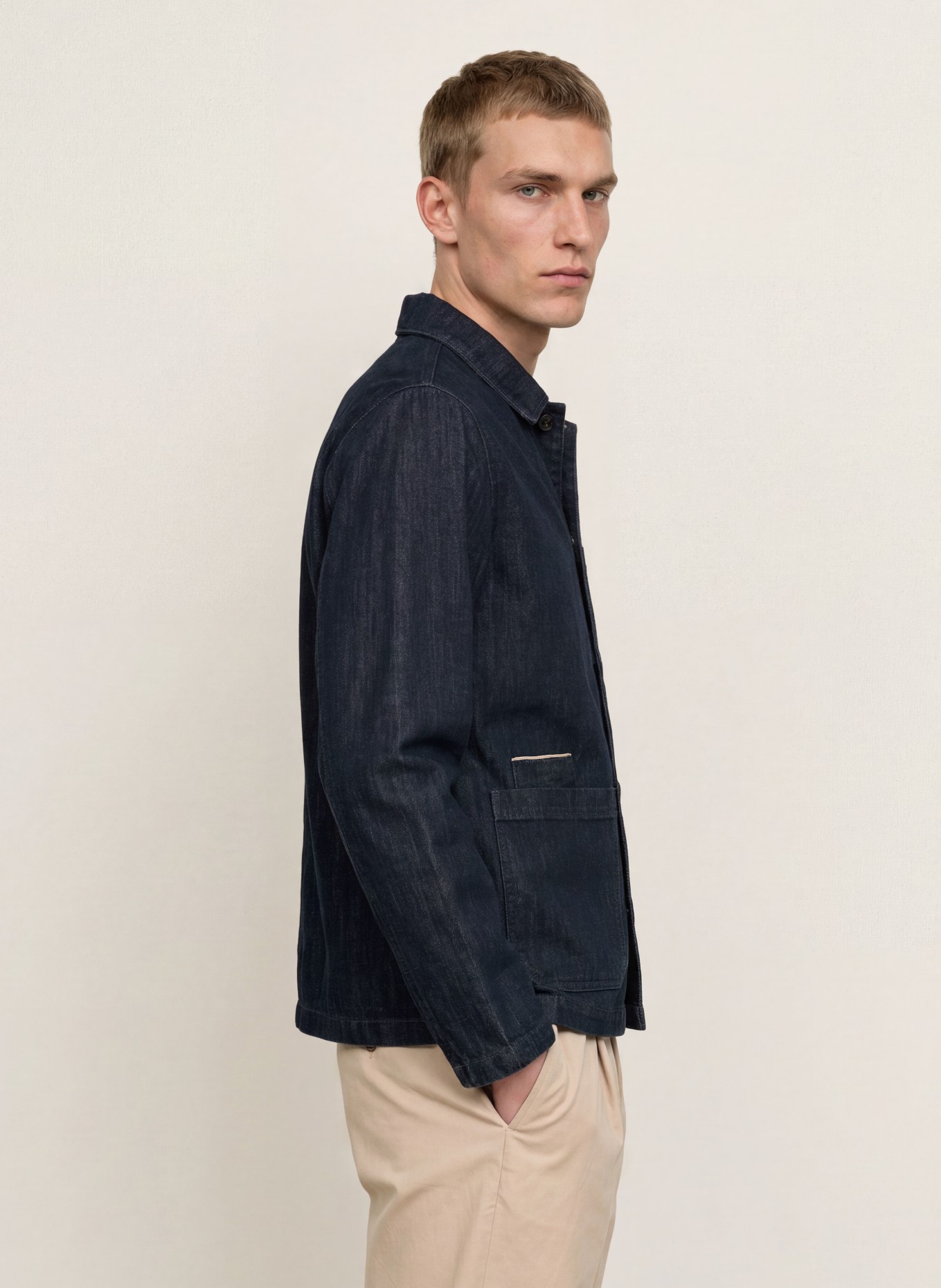 MOS MOSH Gallery Jeans-Overjacket MMGMICCA: DUNKELBLAU