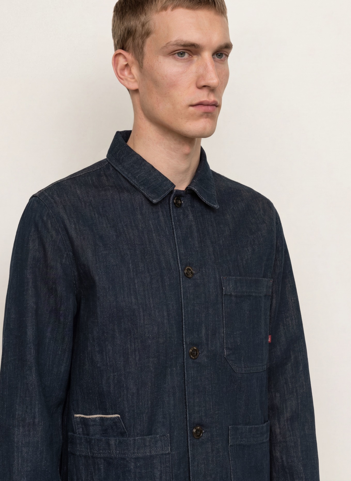 MOS MOSH Gallery Jeans-Overjacket MMGMICCA: DUNKELBLAU