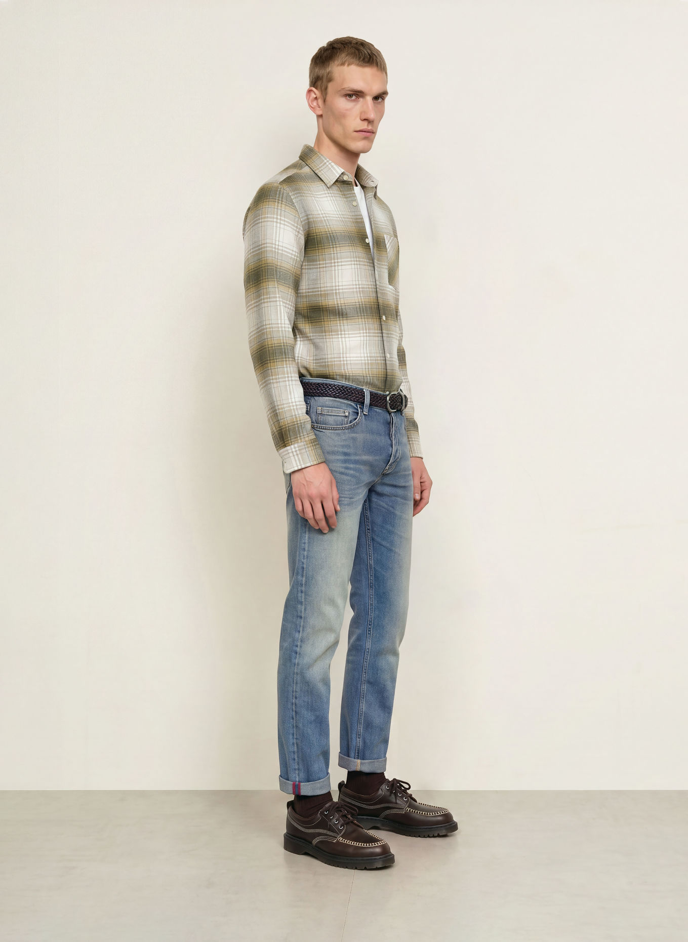 MOS MOSH Gallery Blugi MMGANDREW LIGHT VINTAGE, croială slim fit: 403 VINTAGE BLUE