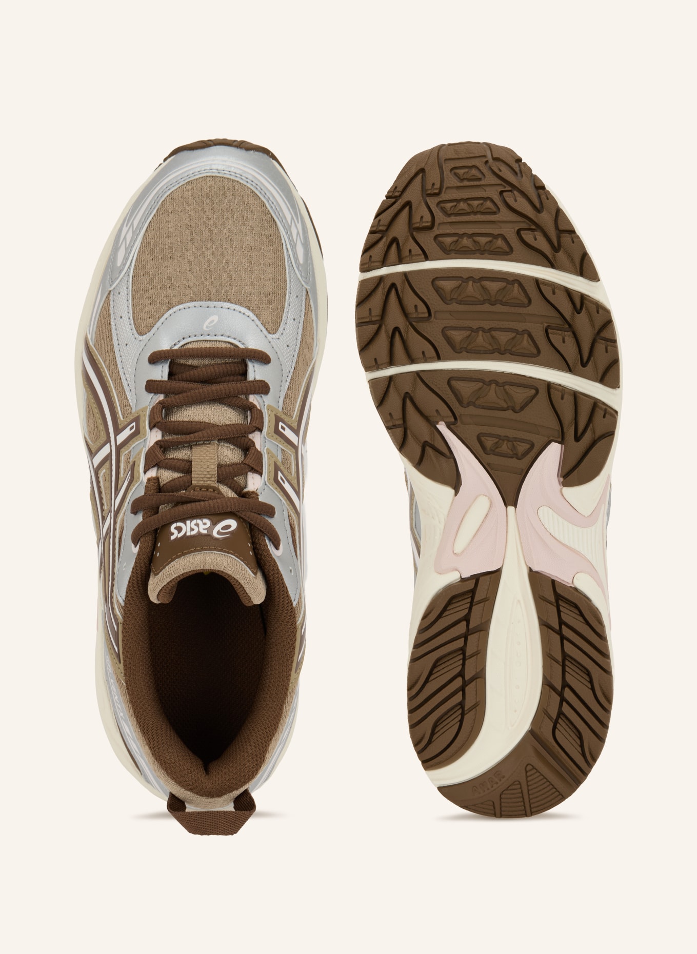 ASICS Sneaker GEL-VENTX: HELLBRAUN / SILBER / DUNKELBRAUN