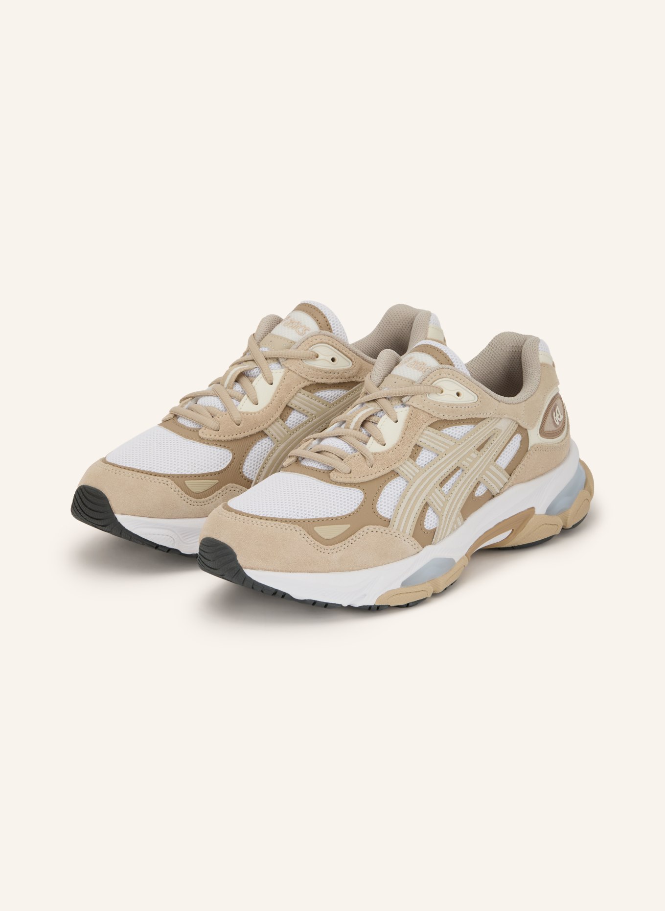ASICS Sneakersy GEL-NYC 2.0: BEŻOWY / BIAŁY