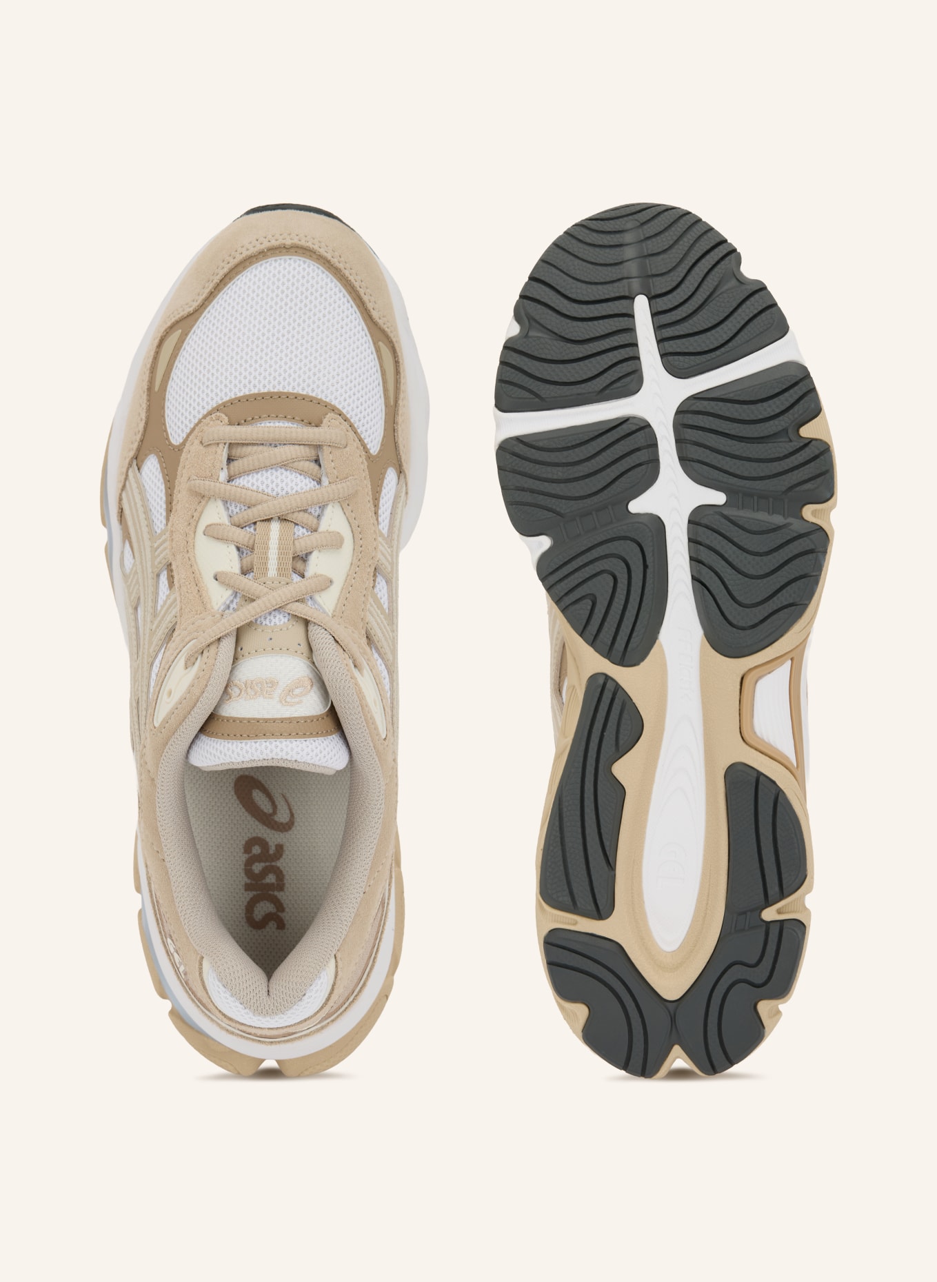 ASICS Sneakersy GEL-NYC 2.0: BEŻOWY / BIAŁY