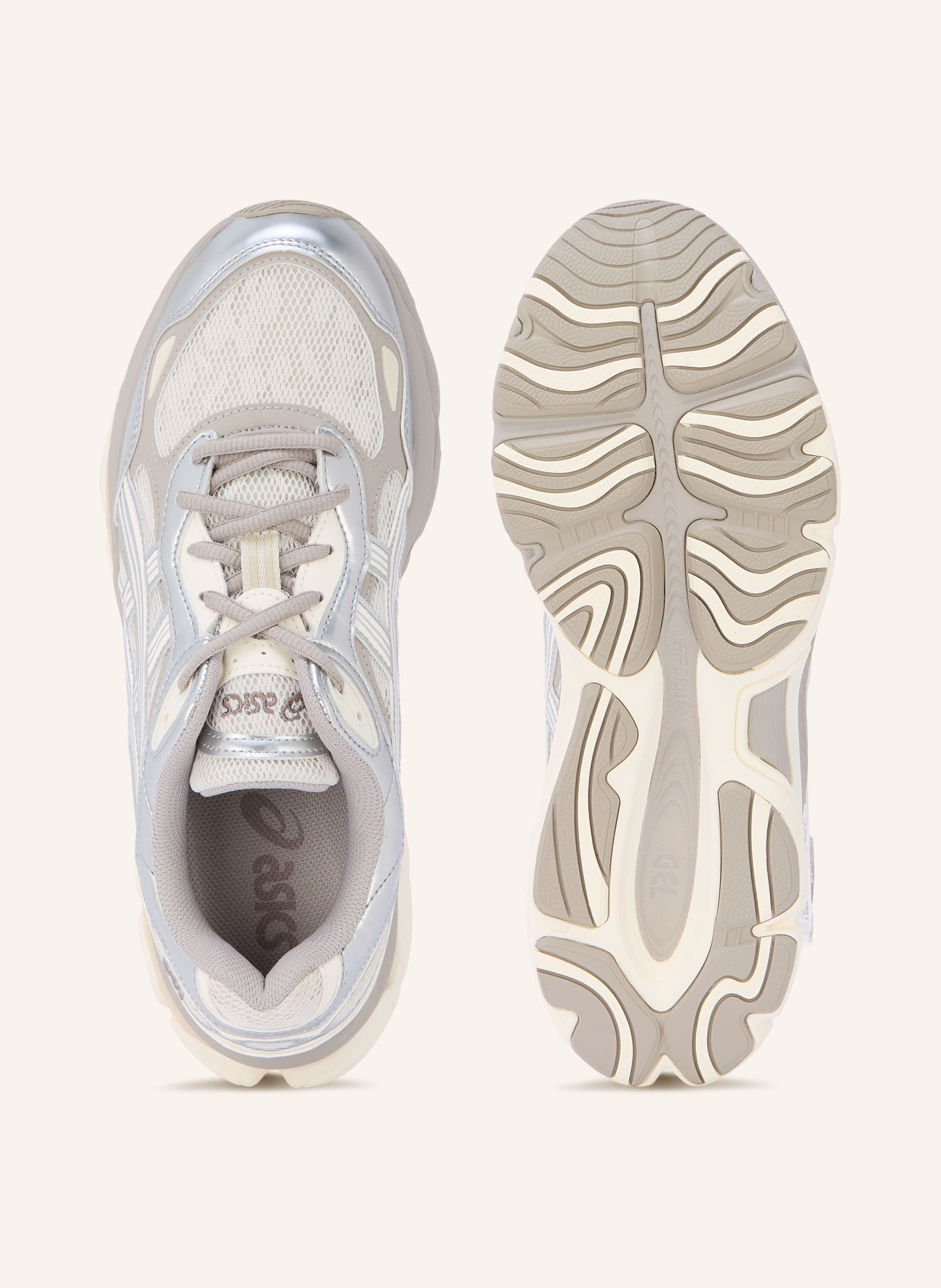 ASICS Sneakers GEL-NYC 2.0: ARGENT / GRIS CLAIR / BLANC