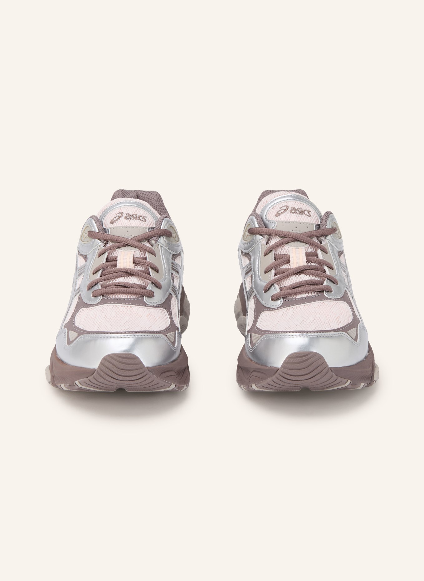 ASICS GEL-NYC 2.0 Sneakers: BROWN / SILVER / LIGHT PINK