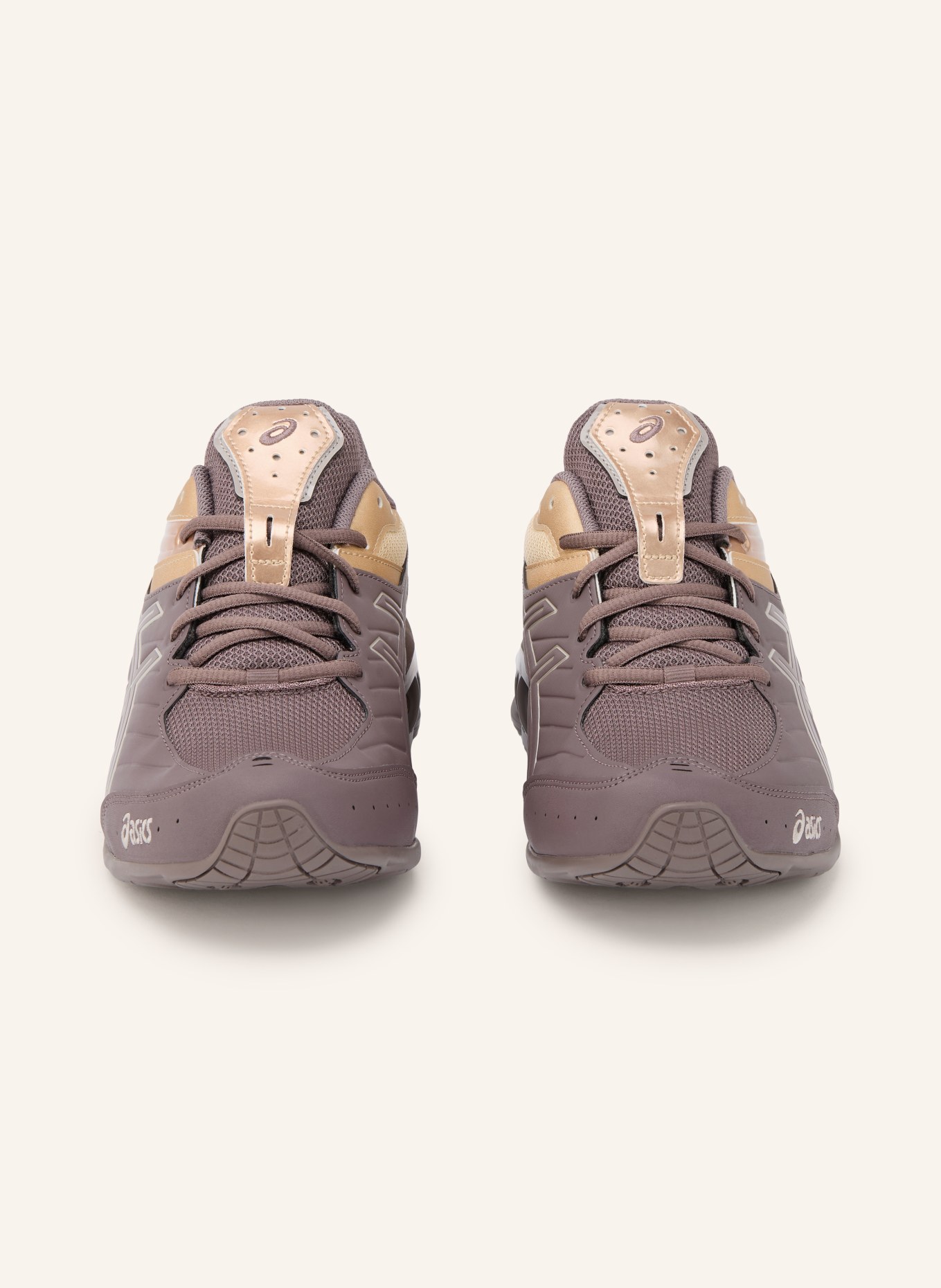ASICS GEL-KINETIC FR Sneakers: BROWN / GOLD