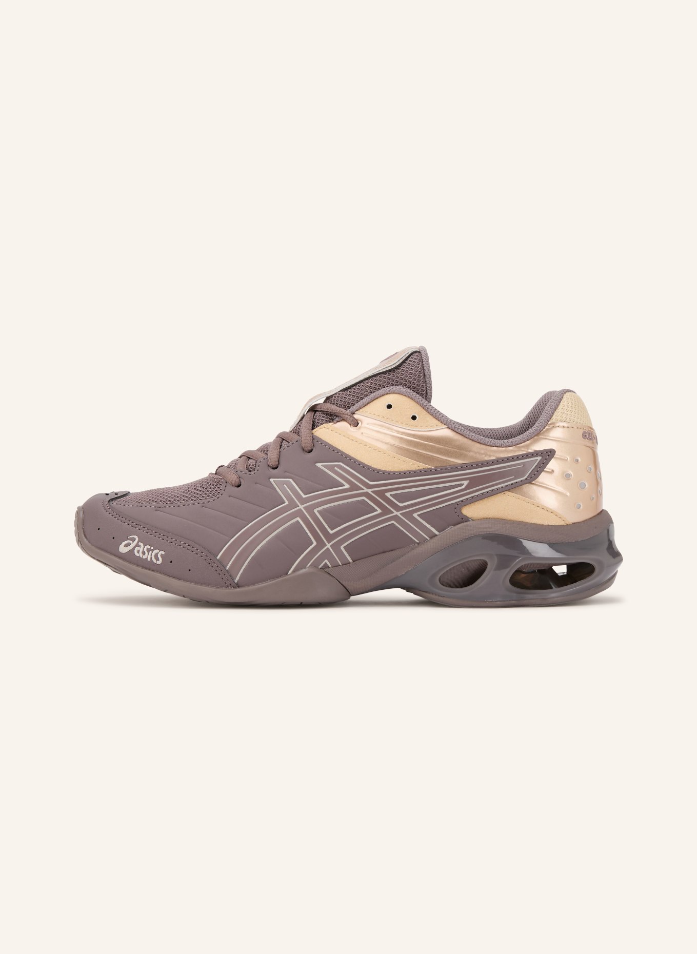 ASICS GEL-KINETIC FR Sneakers: BROWN / GOLD