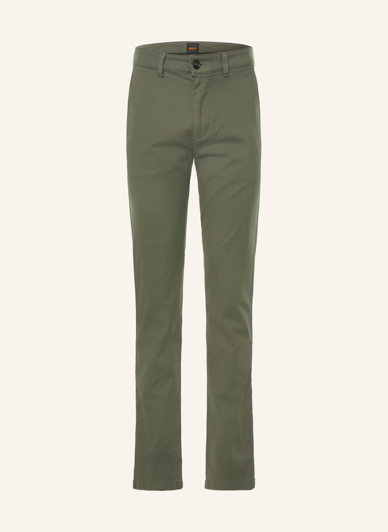 BOSS Chino kalhoty Slim Fit: ZELENÁ