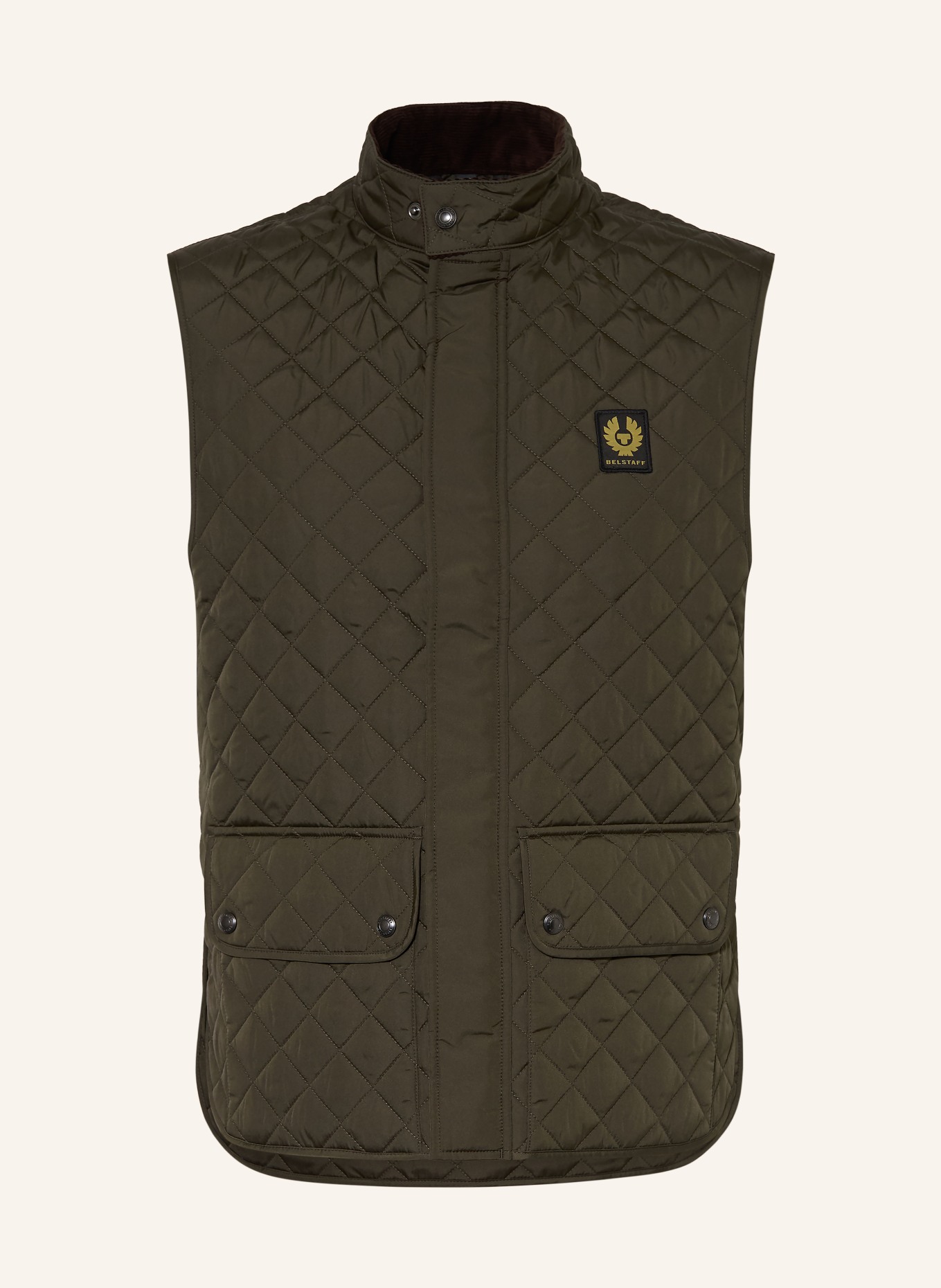 BELSTAFF Gewatteerd vest ICON: OLIJF / ZWART