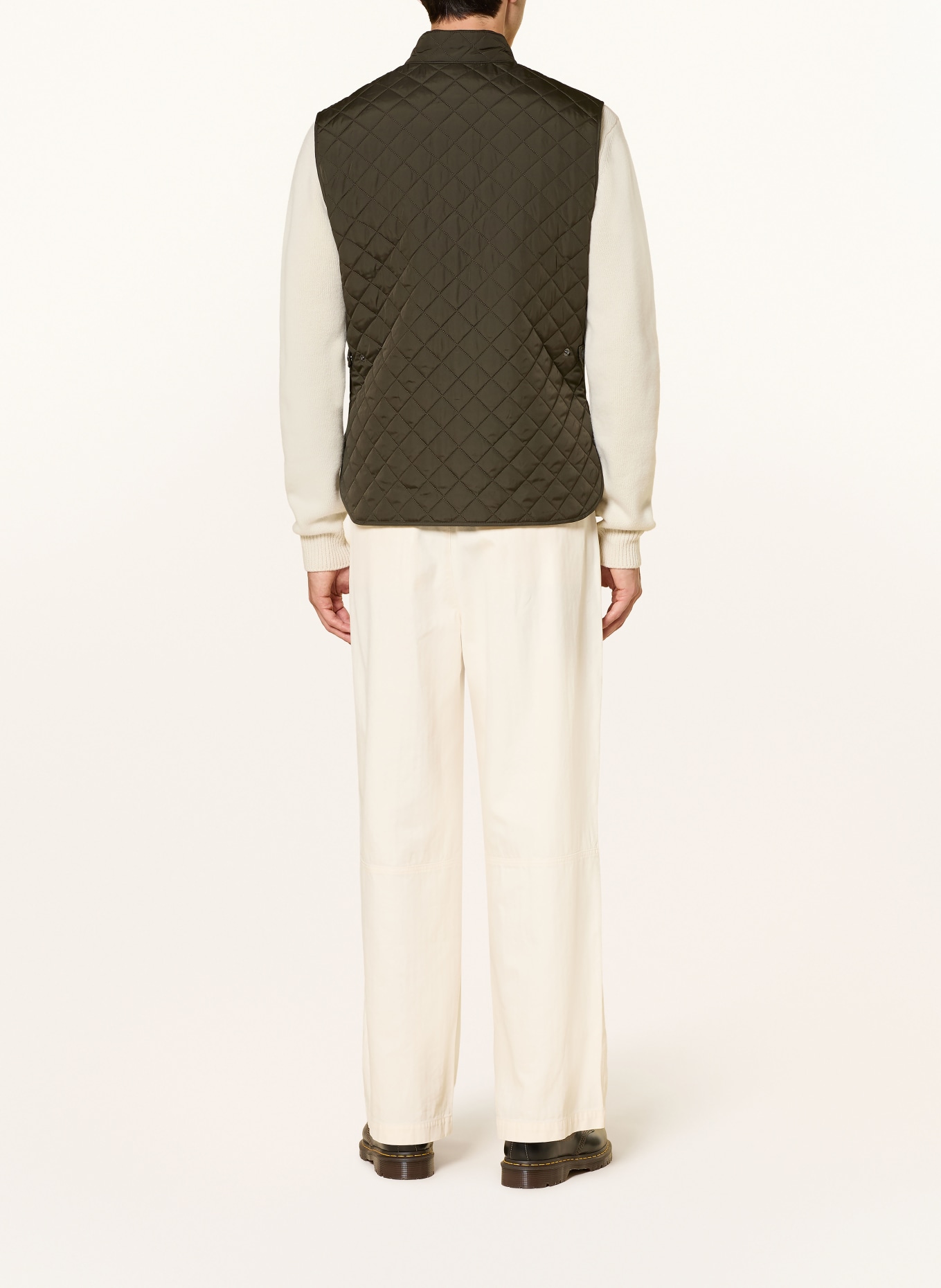 BELSTAFF Gewatteerd vest ICON: OLIJF / ZWART