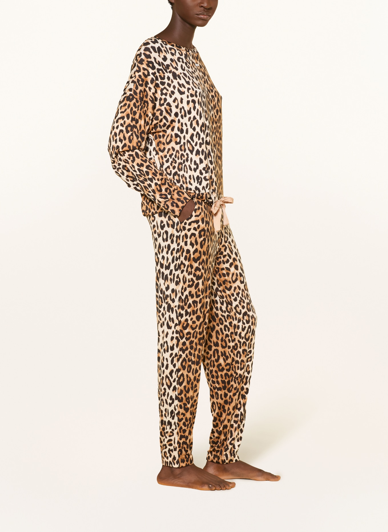 DKNY Pyjama: MARRON / MARRON FONCÉ / BEIGE