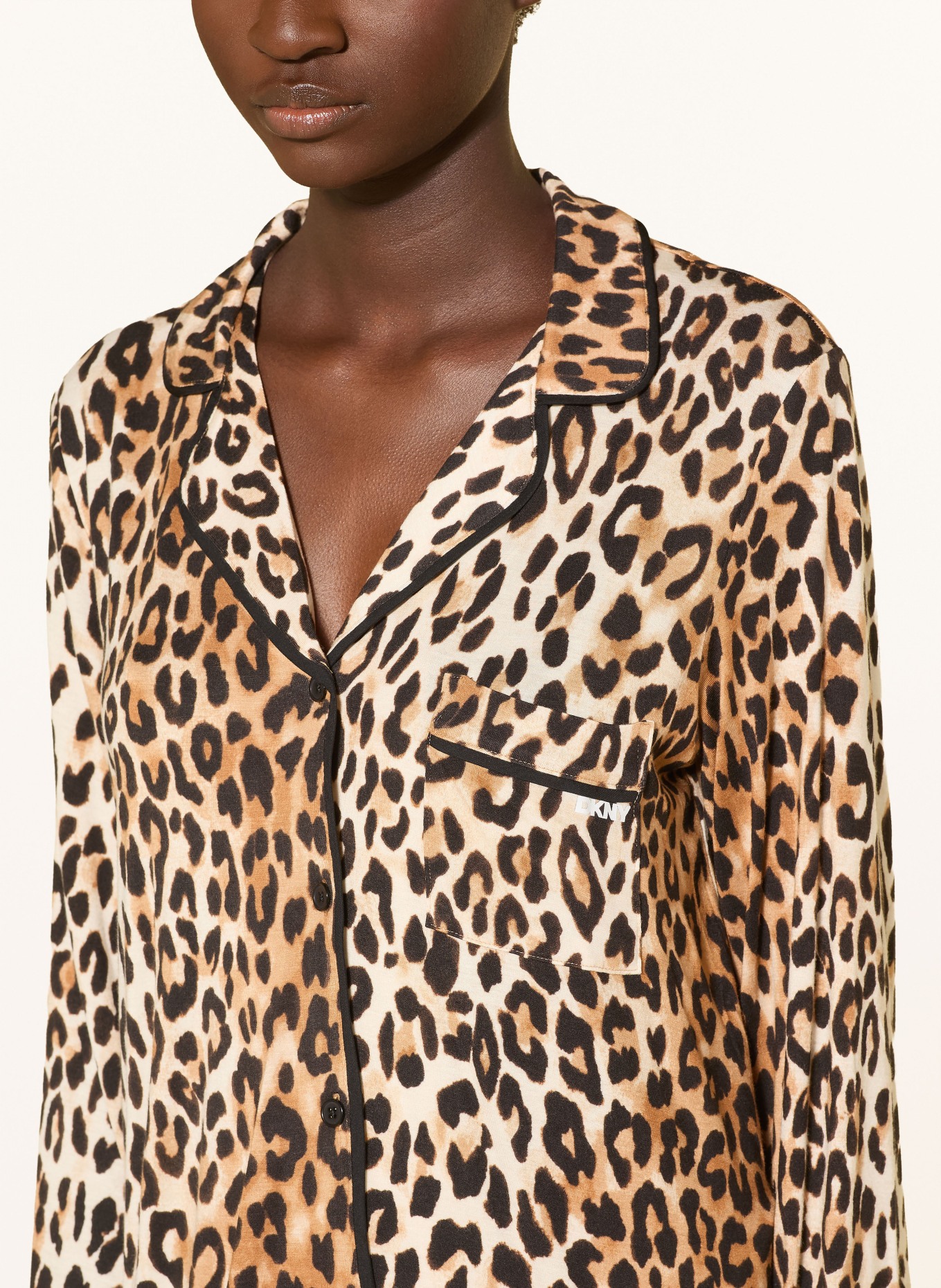 DKNY Pyjama: MARRON / MARRON FONCÉ / BEIGE