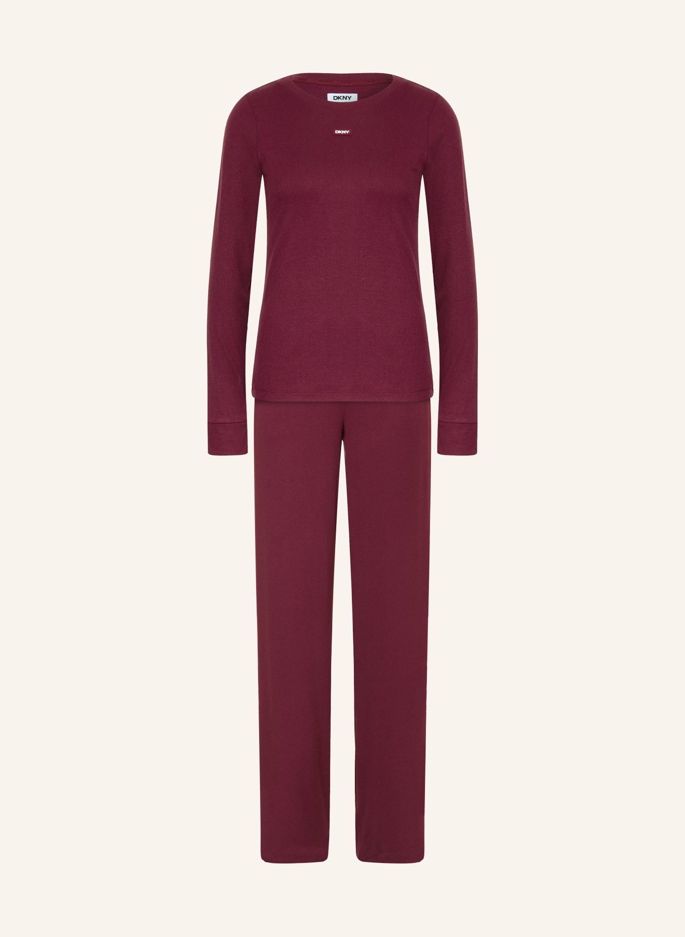 DKNY Schlafanzug: DUNKELROT