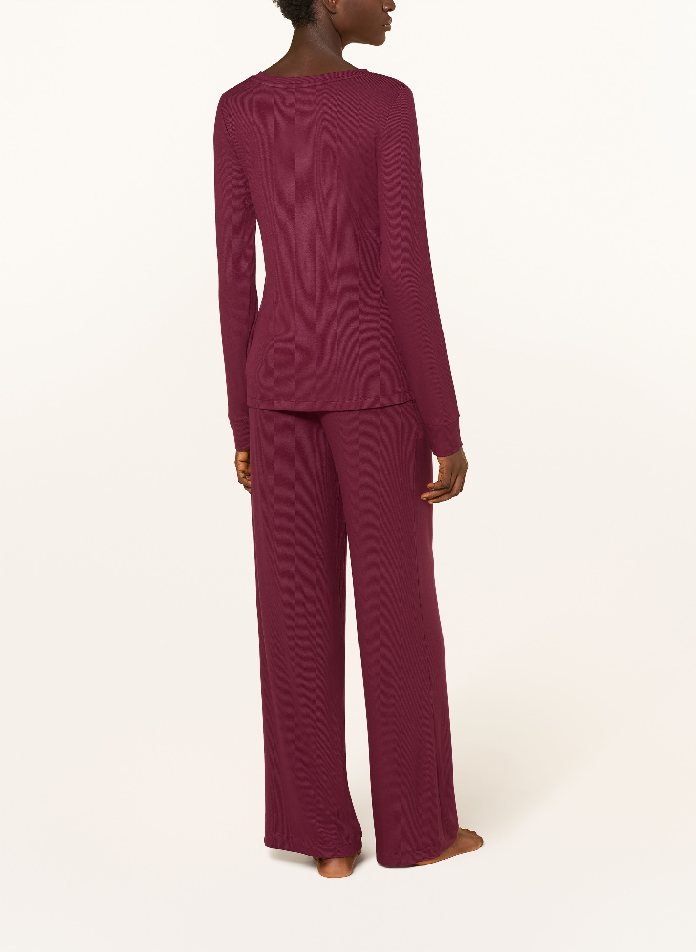 DKNY Schlafanzug: DUNKELROT
