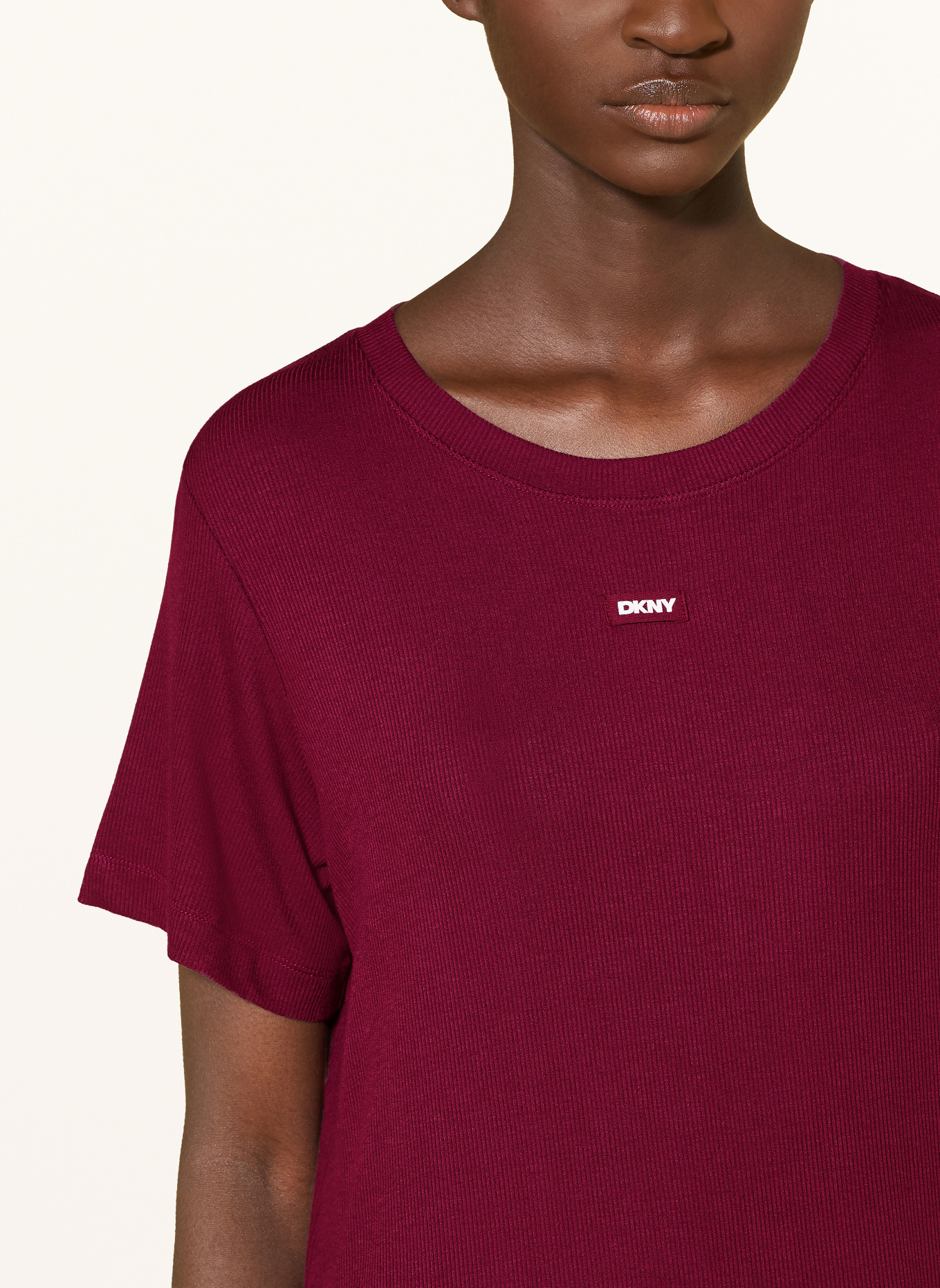 DKNY Chemise de nuit: ROUGE FONCÉ