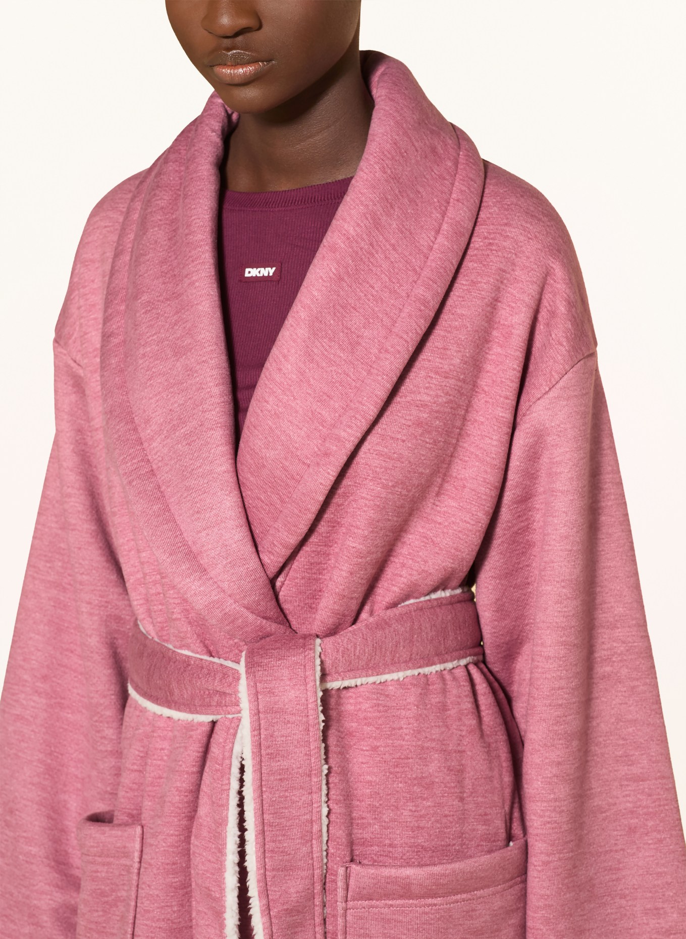 DKNY Robe de chambre pour femme: ROSE FUCHSIA