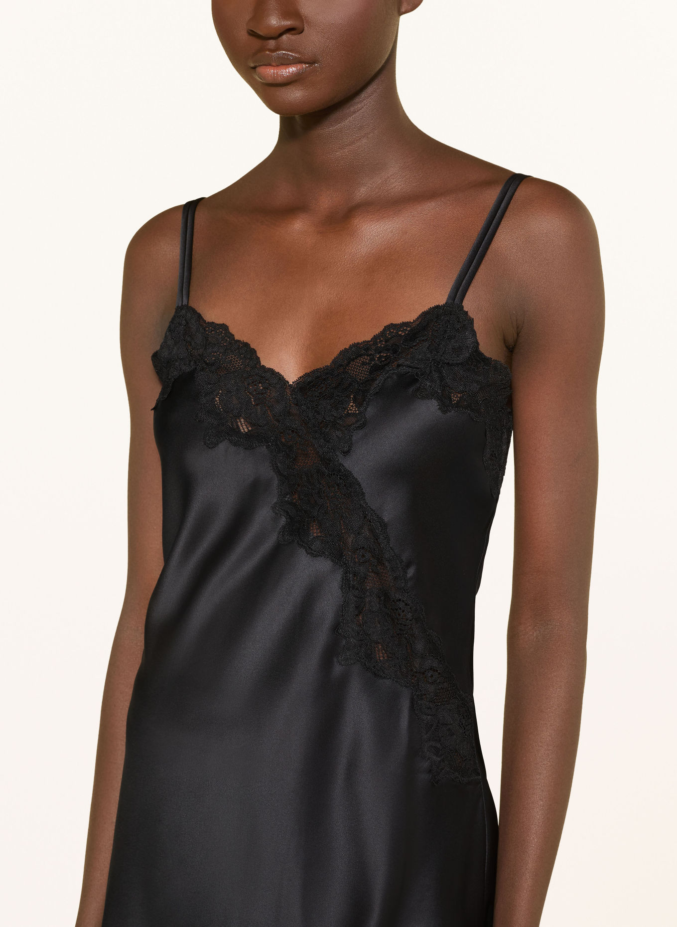 LAUREN RALPH LAUREN Negligé: SCHWARZ