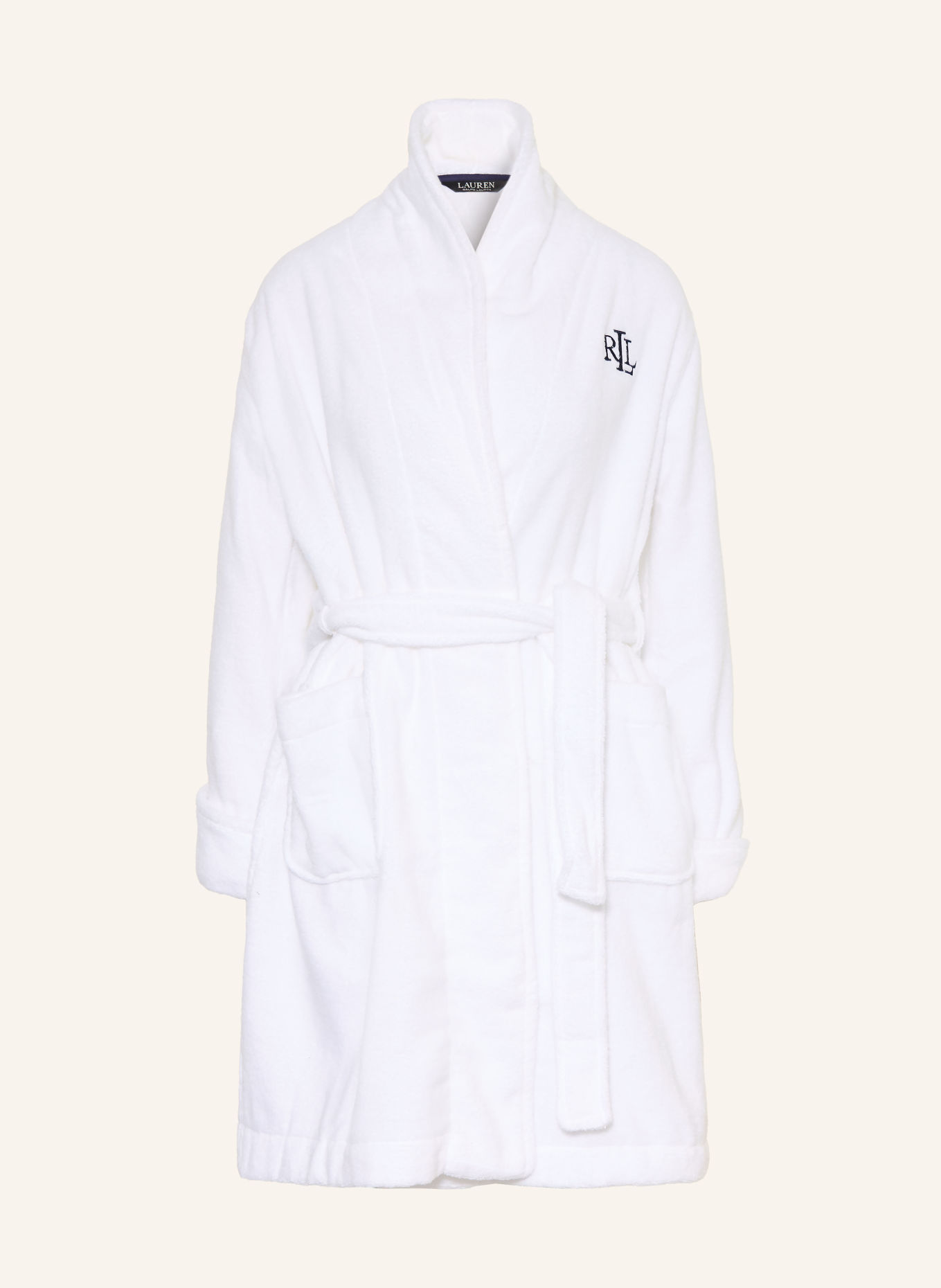 LAUREN RALPH LAUREN Damesbadjas: WIT
