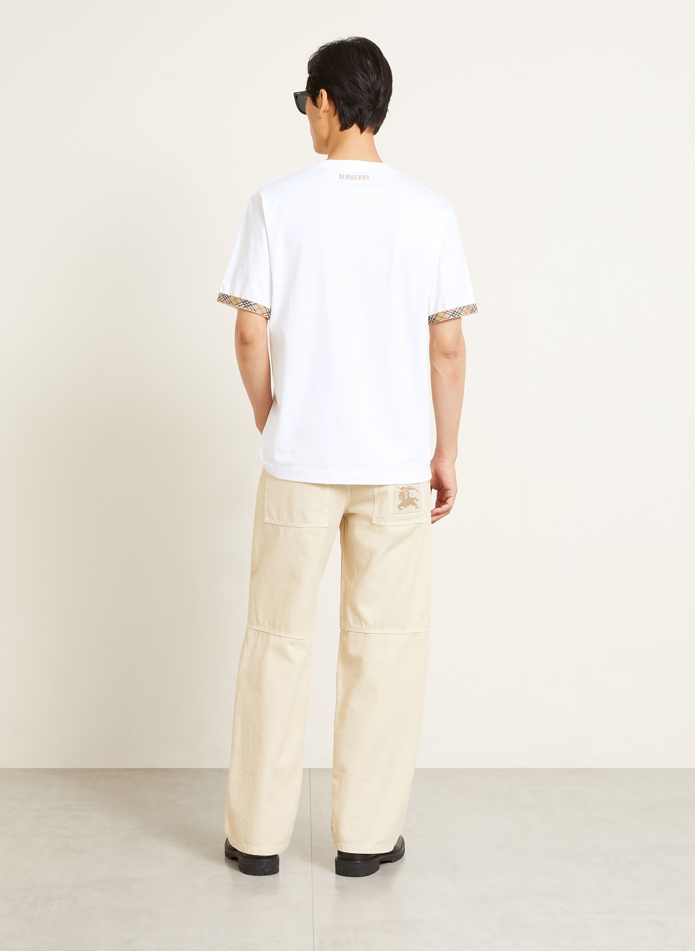 BURBERRY RYAN T-shirt: WHITE