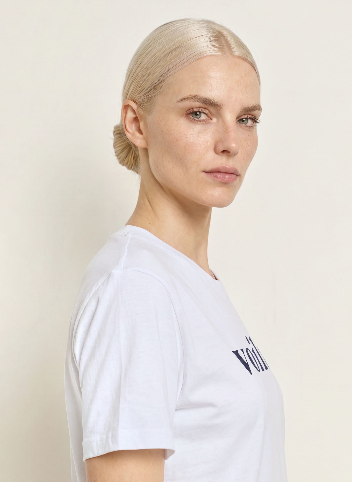 CATNOIR T-shirt met sierstenen: WIT / DONKERBLAUW