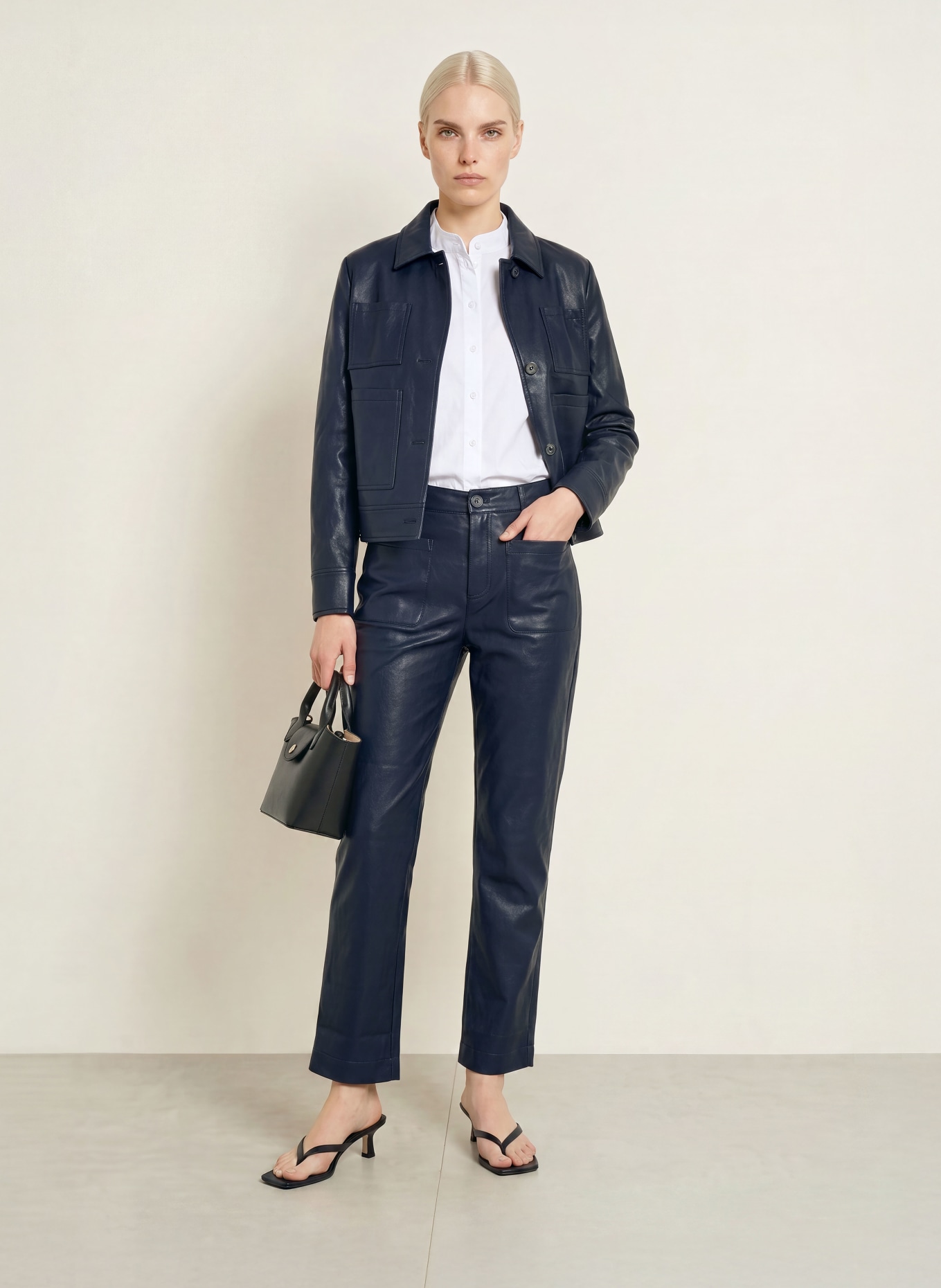 CATNOIR Blouse met 3/4-mouwen: WIT
