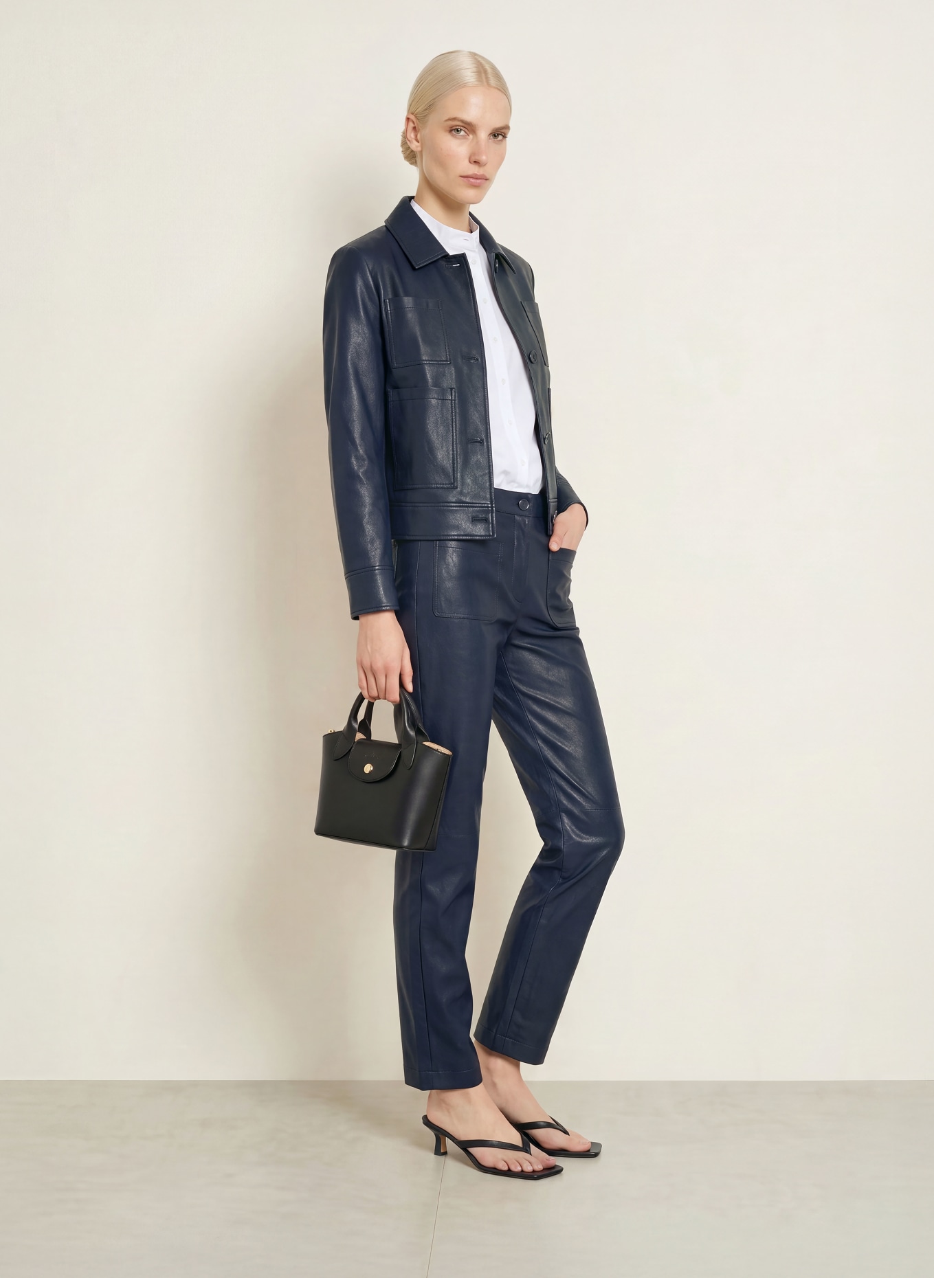 CATNOIR Blouse met 3/4-mouwen: WIT