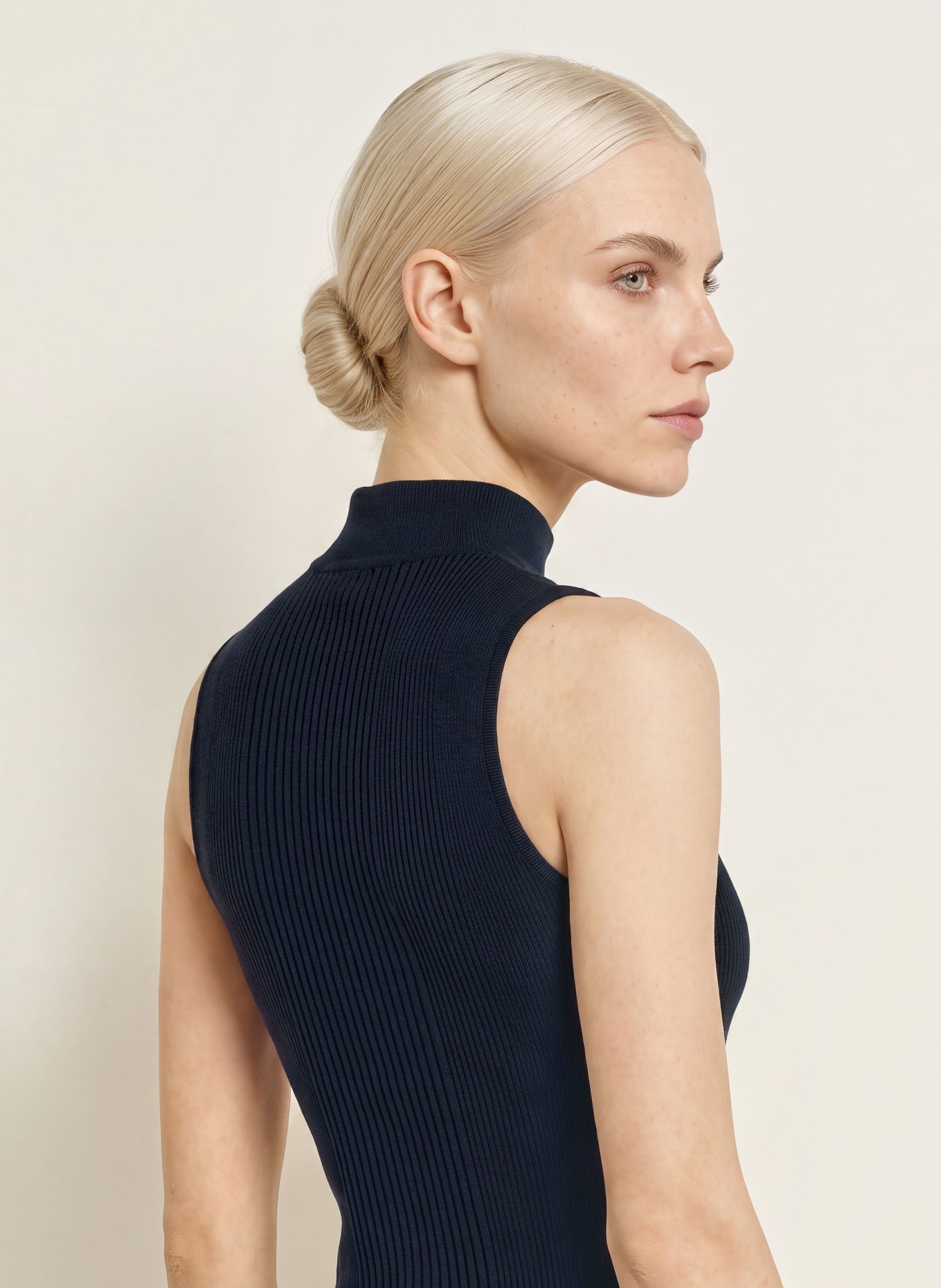 CATNOIR gebreide top: DONKERBLAUW