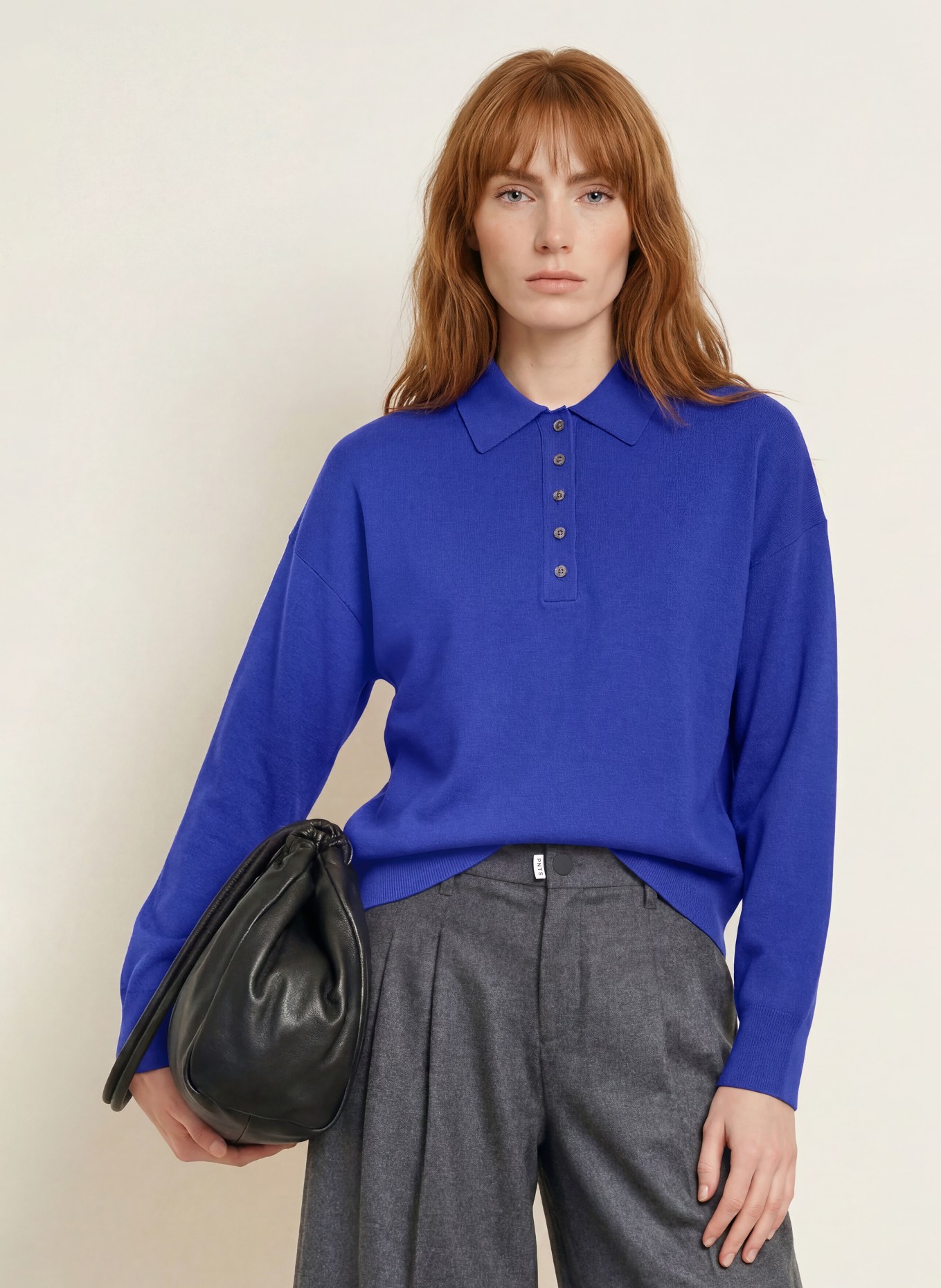 darling harbour Pullover aus Merinowolle: COBALT BLUE