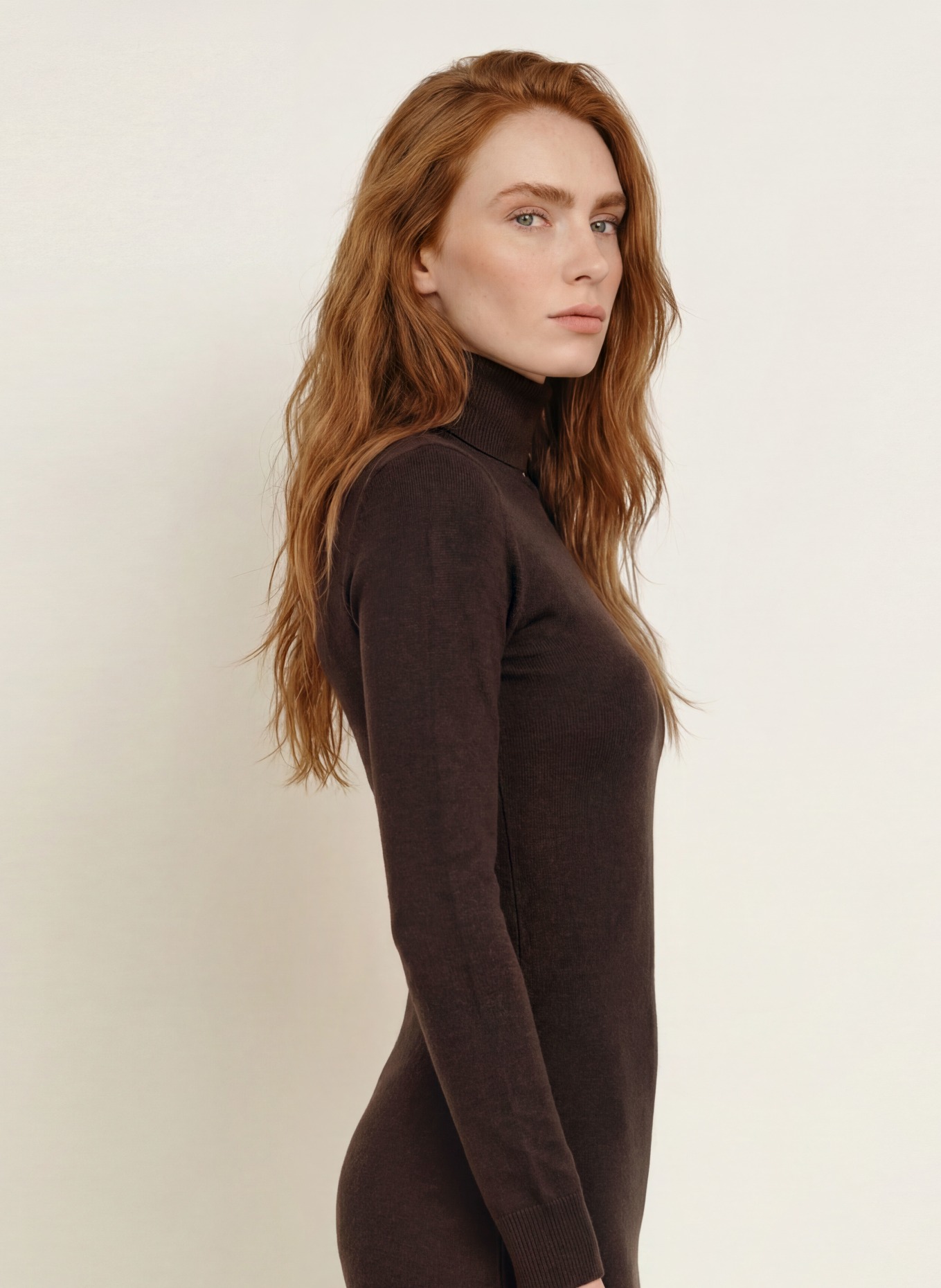 darling harbour Knit dress: DARK CHOCOLATE