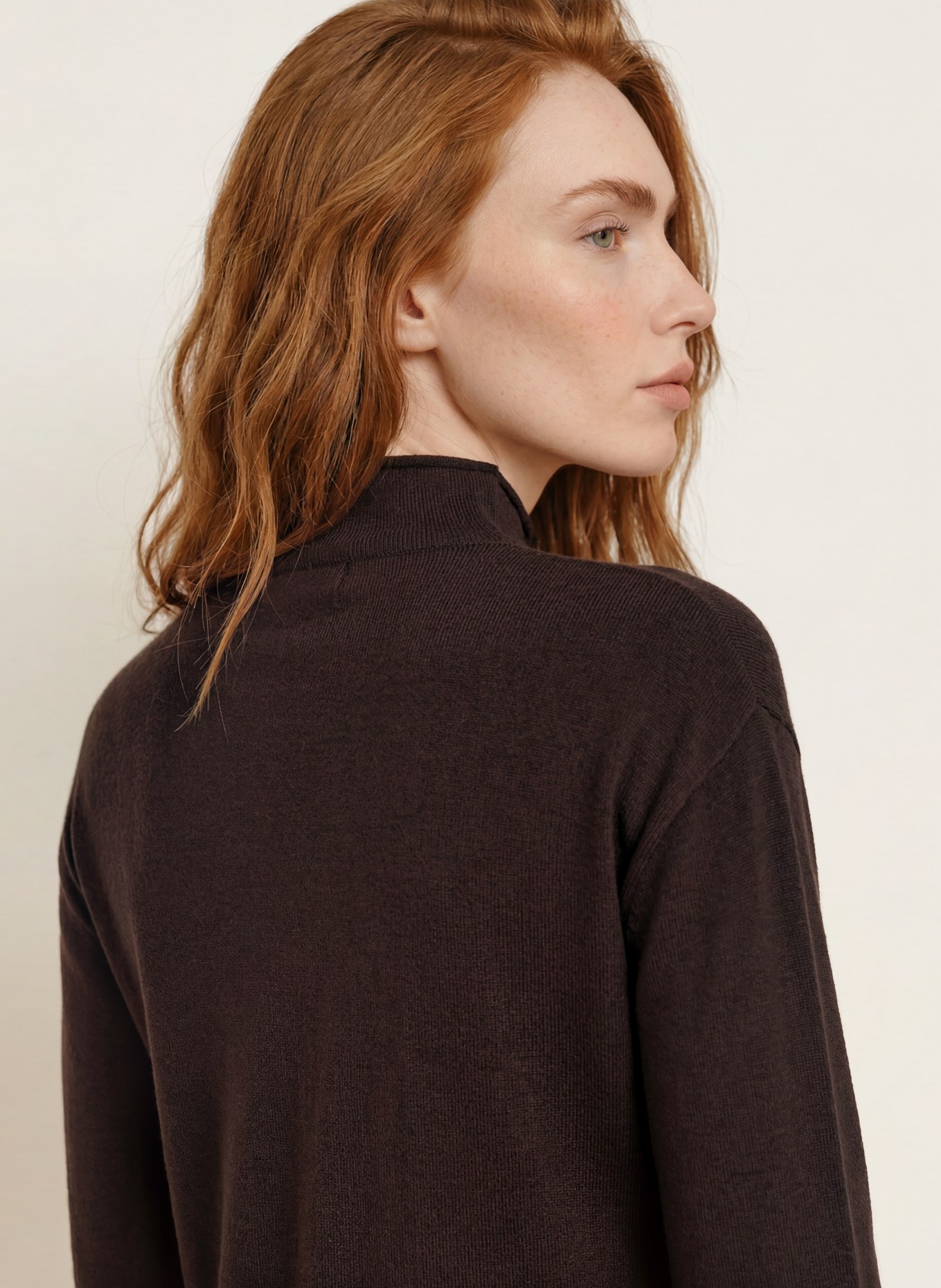 darling harbour Knit dress: DARK CHOCOLATE