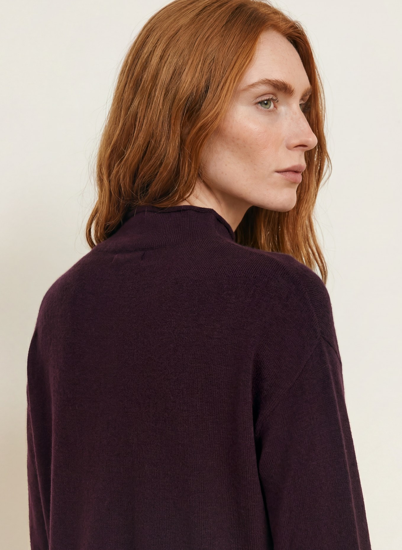 darling harbour Knit dress: PLUM