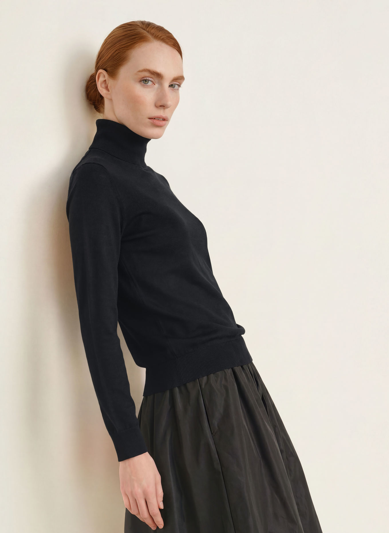 darling harbour Pull à col roulé: BLACK