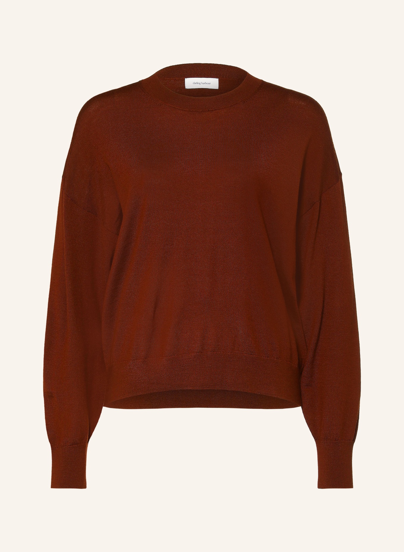 darling harbour Pullover aus Merinowolle: CINNAMON