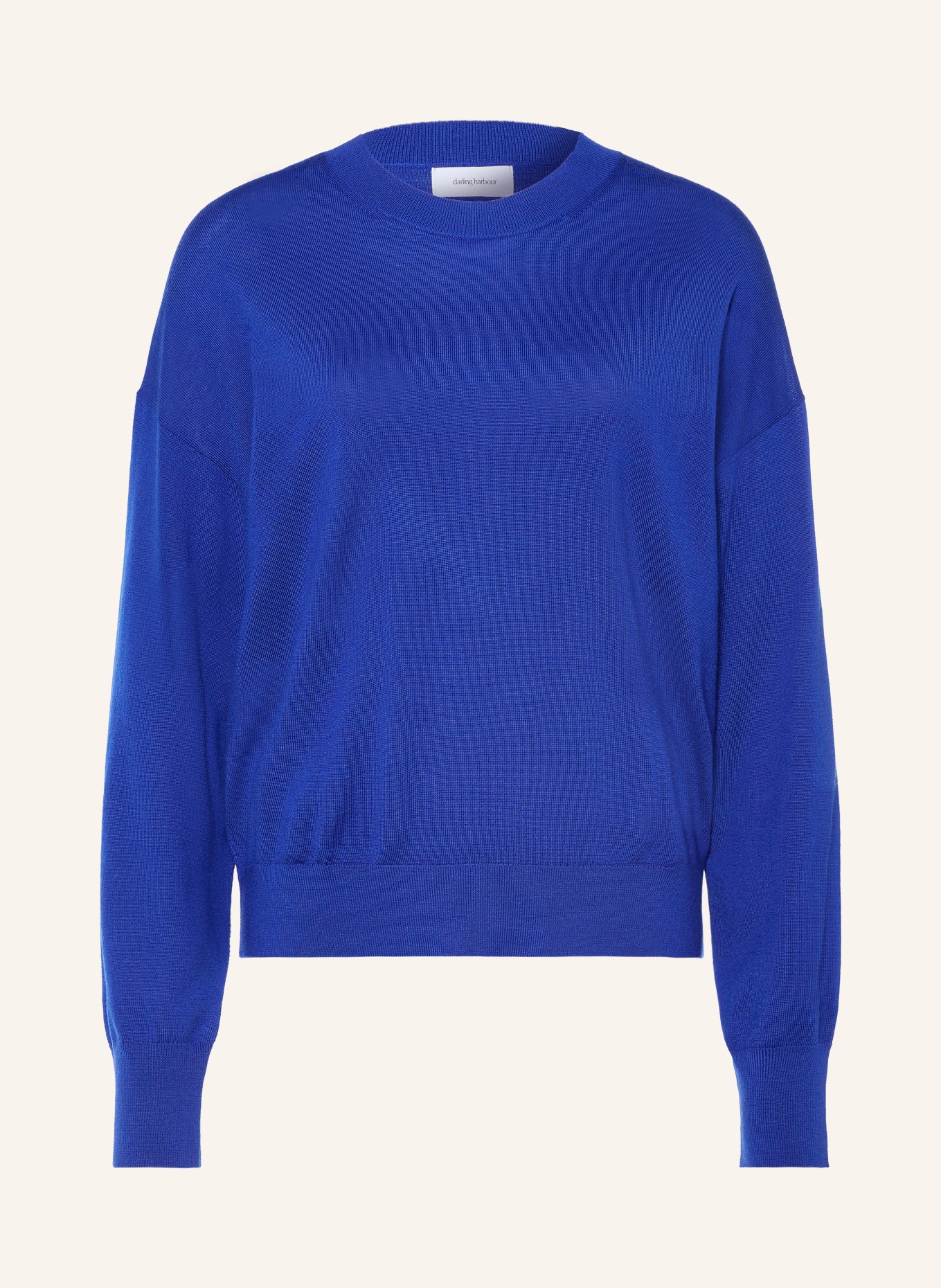 darling harbour Pullover aus Merinowolle: COBALT BLUE
