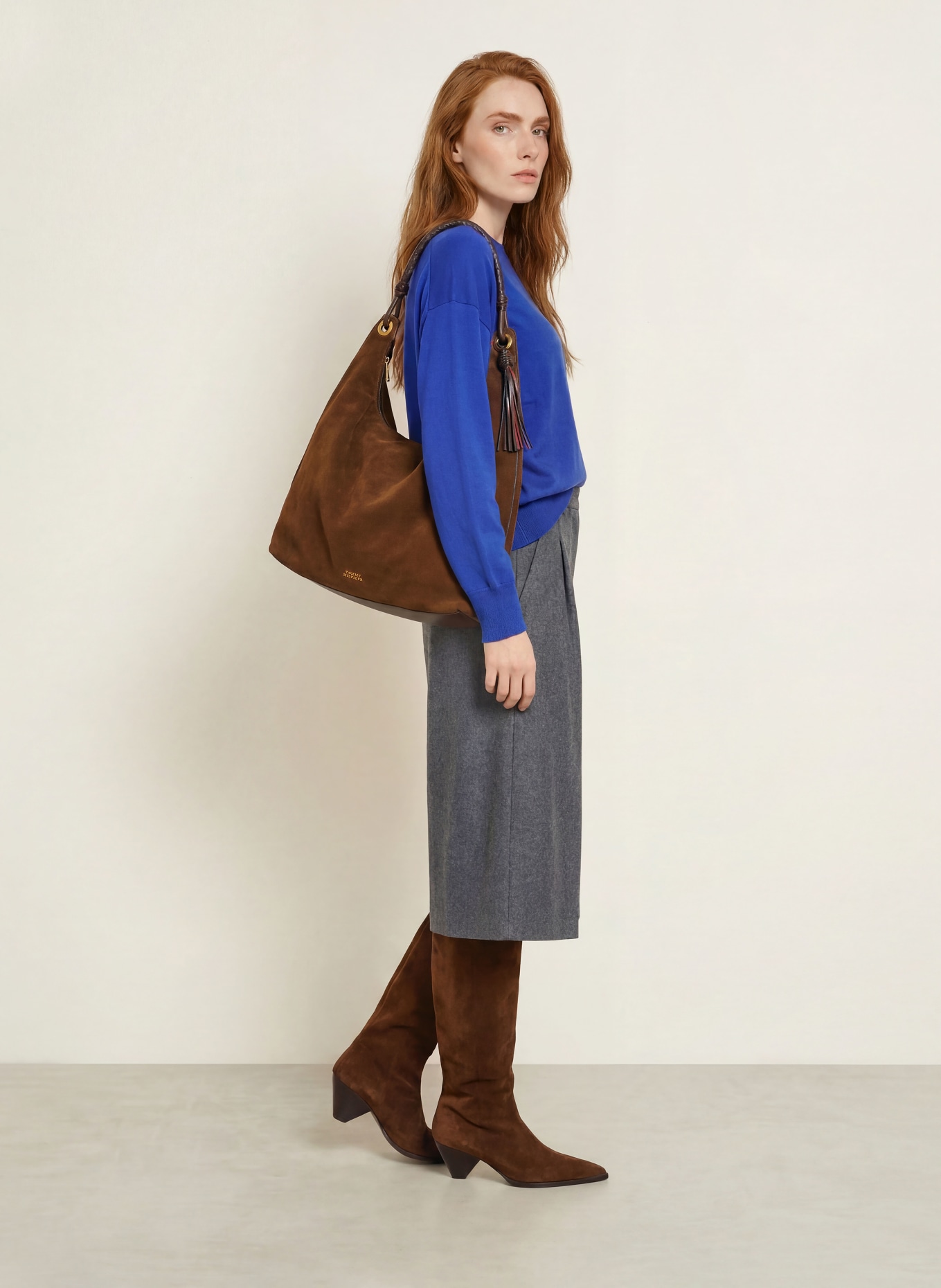 darling harbour Pullover aus Merinowolle: COBALT BLUE