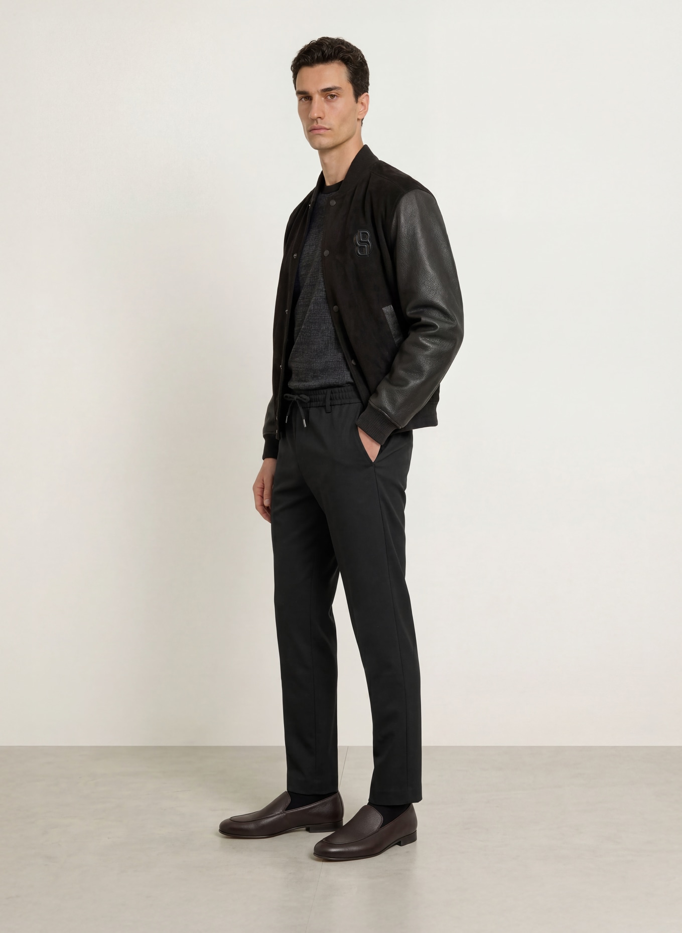 BOSS Chino KANE Modern Regular Fit: SVART